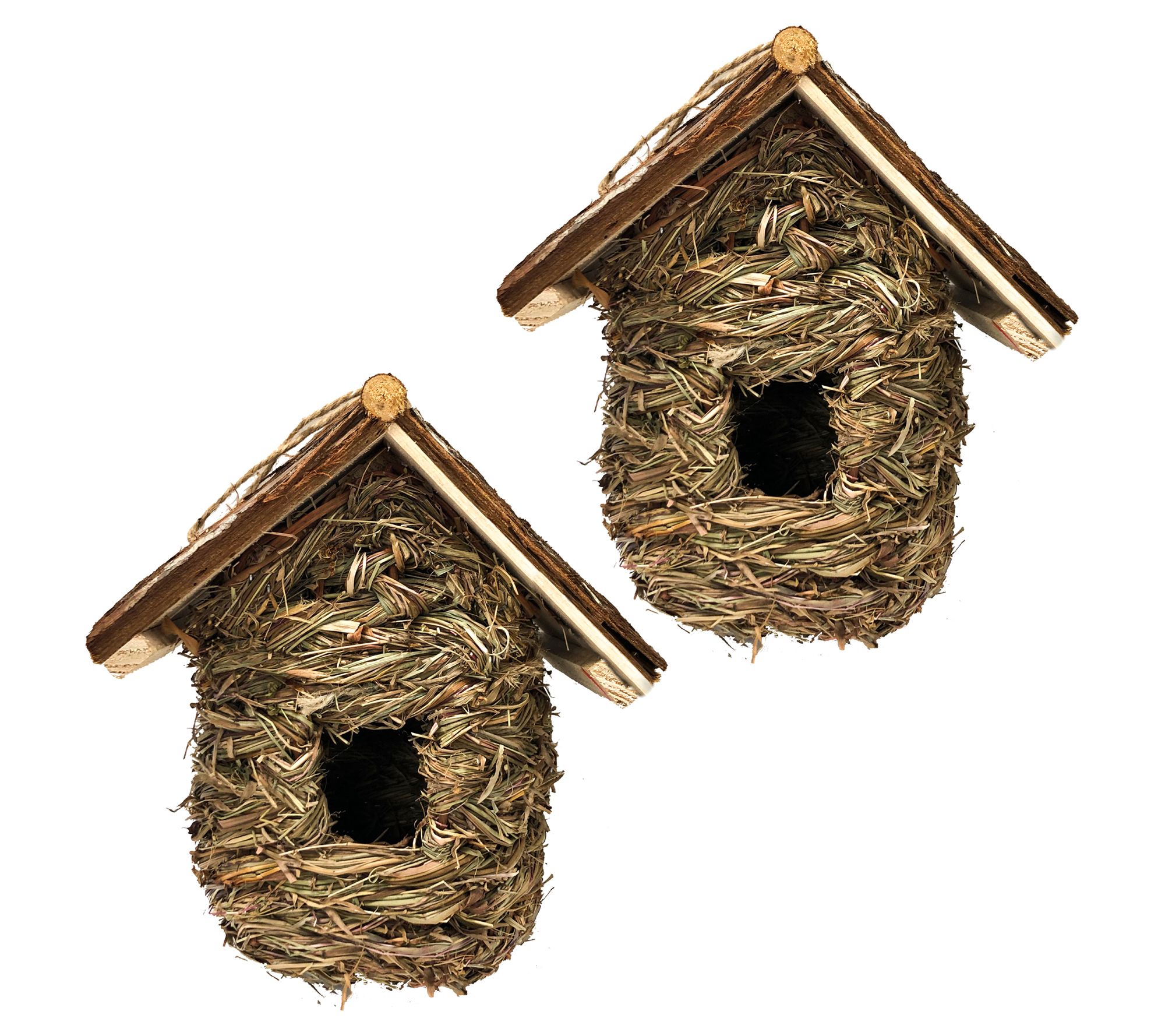 Backyard Expressions 2-Piece Natural Birdhouset