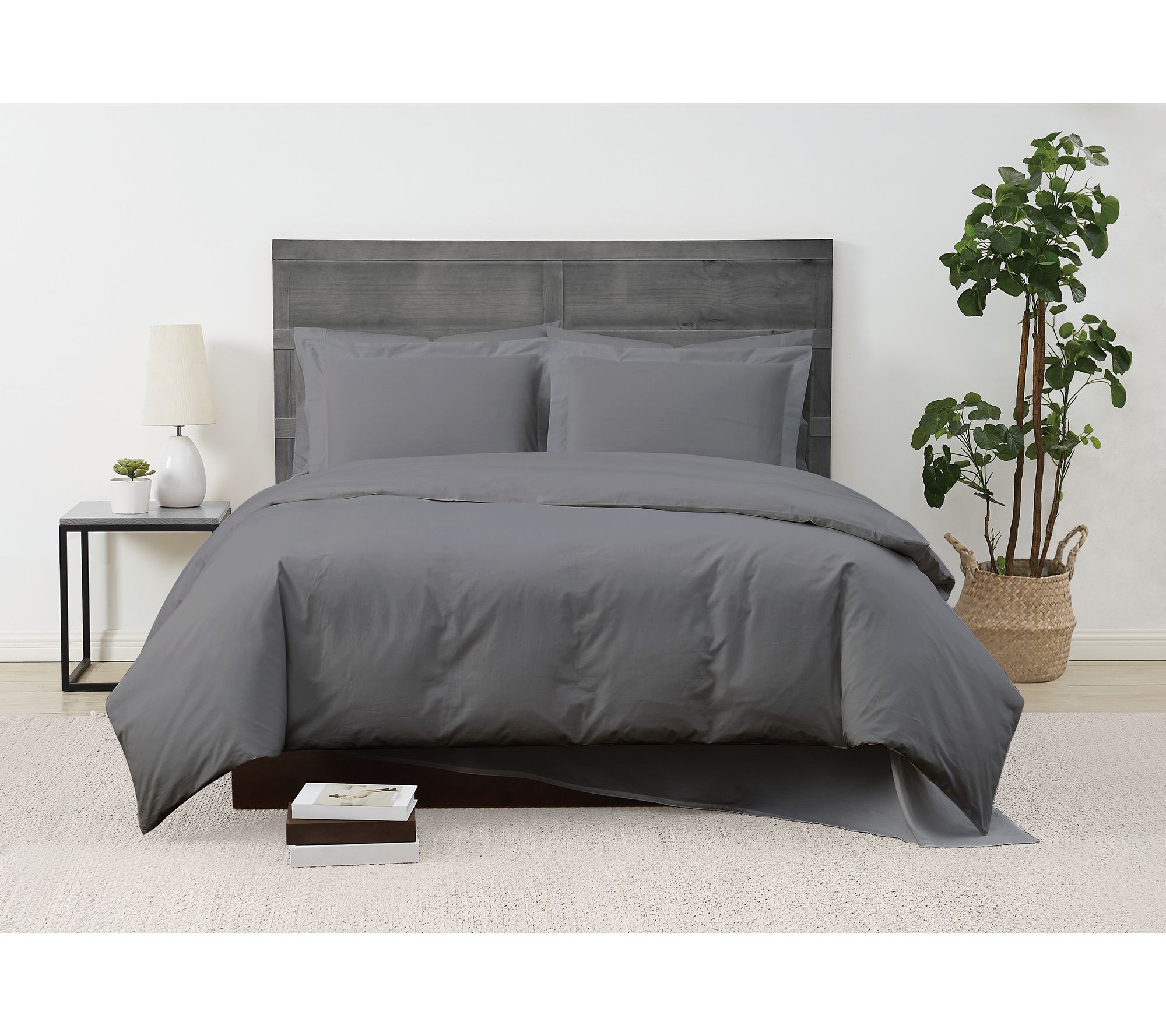 Cannon Solid Percale 2-Piece Twin Duvet Set