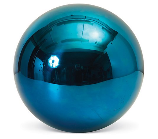9.8" Blue Gazing Ball by Gerson Co