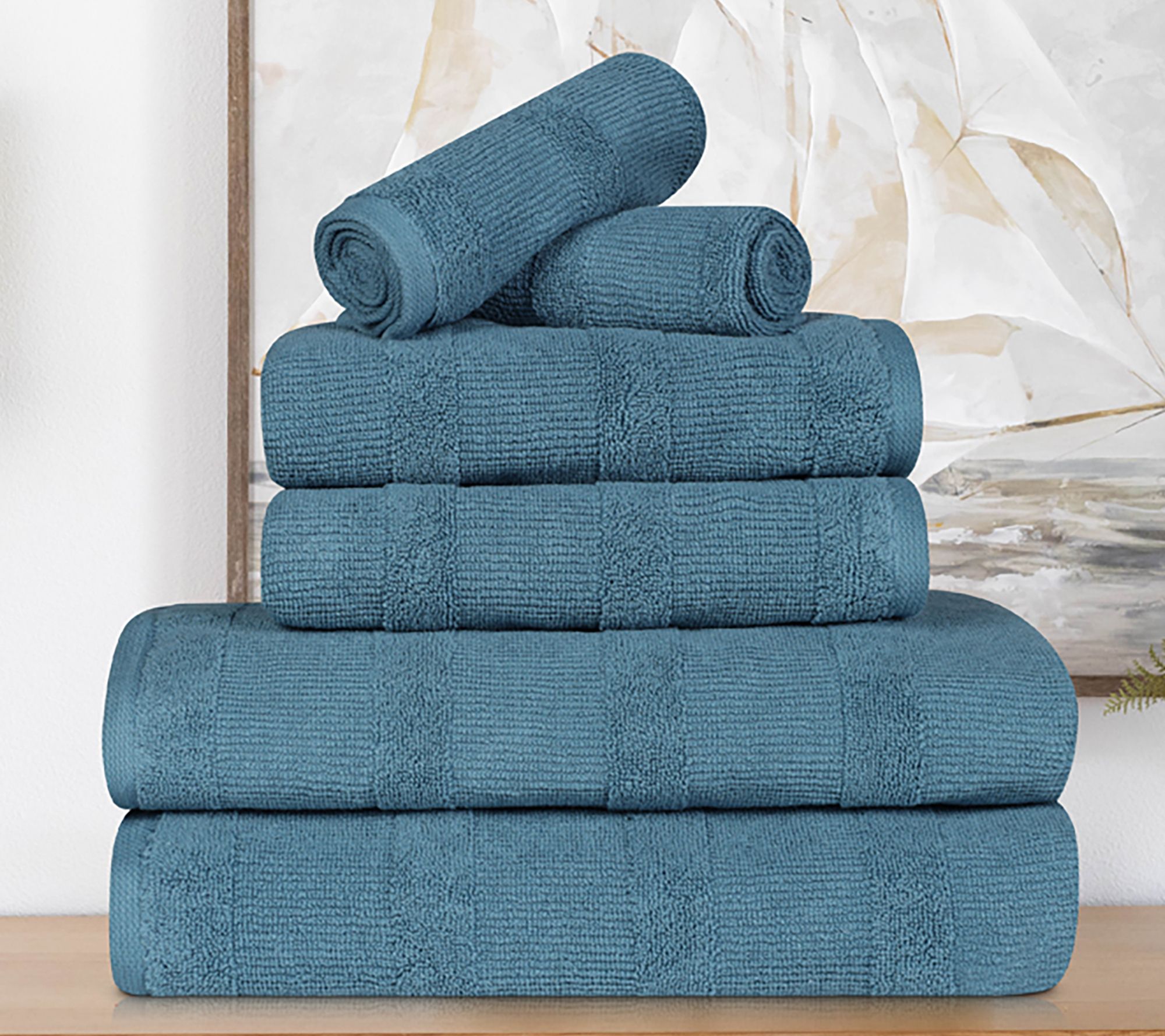 Charlton Home® Shantae Turkish Cotton Ribbed Bath Towels & Reviews