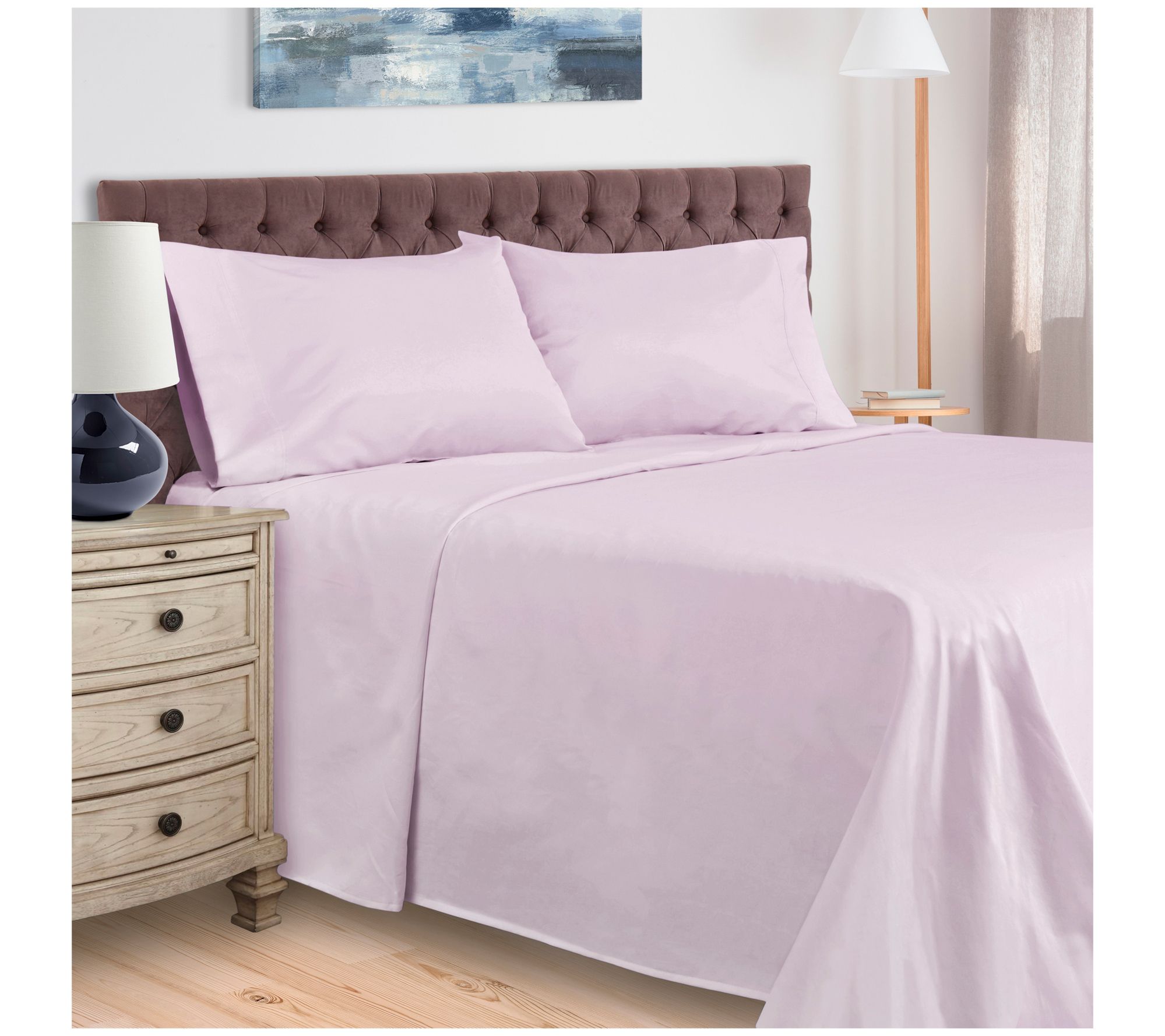 Superior 400TC Egyptian Cotton Deep Pocket Sheet Set, Queen