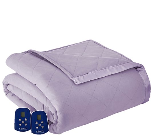 Shavel Micro Flannel Full Electric Comforter Bl anket