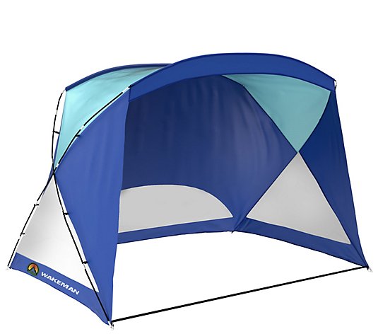 Wakeman Large Blue Beach Tent