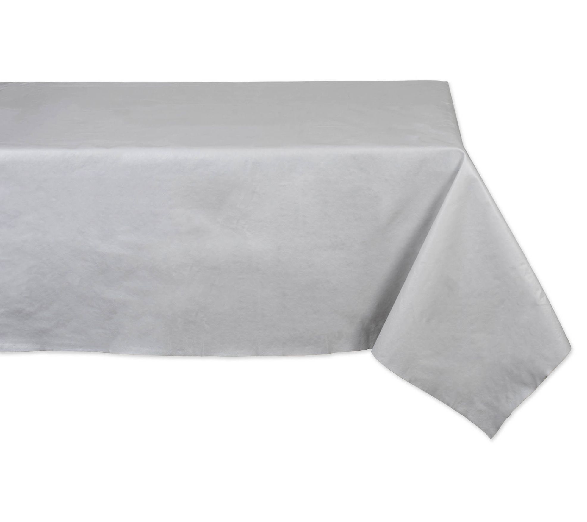J & M Home Fashions White Table Pad 52x108