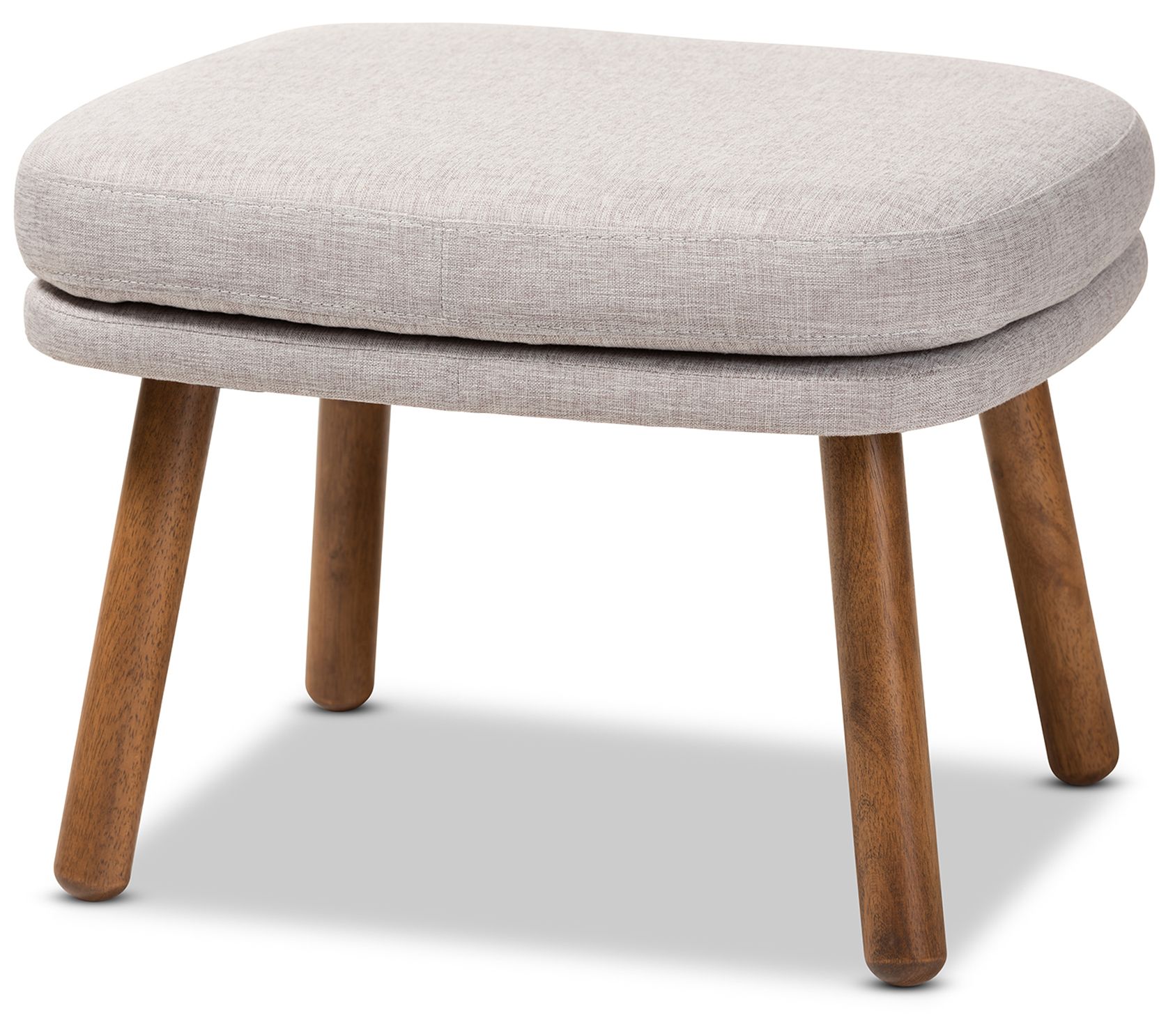 Baxton Studio Lovise Footstool