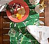 Design Imports Banana Leaf Outdoor Table Runner14" x 108", 2 of 3