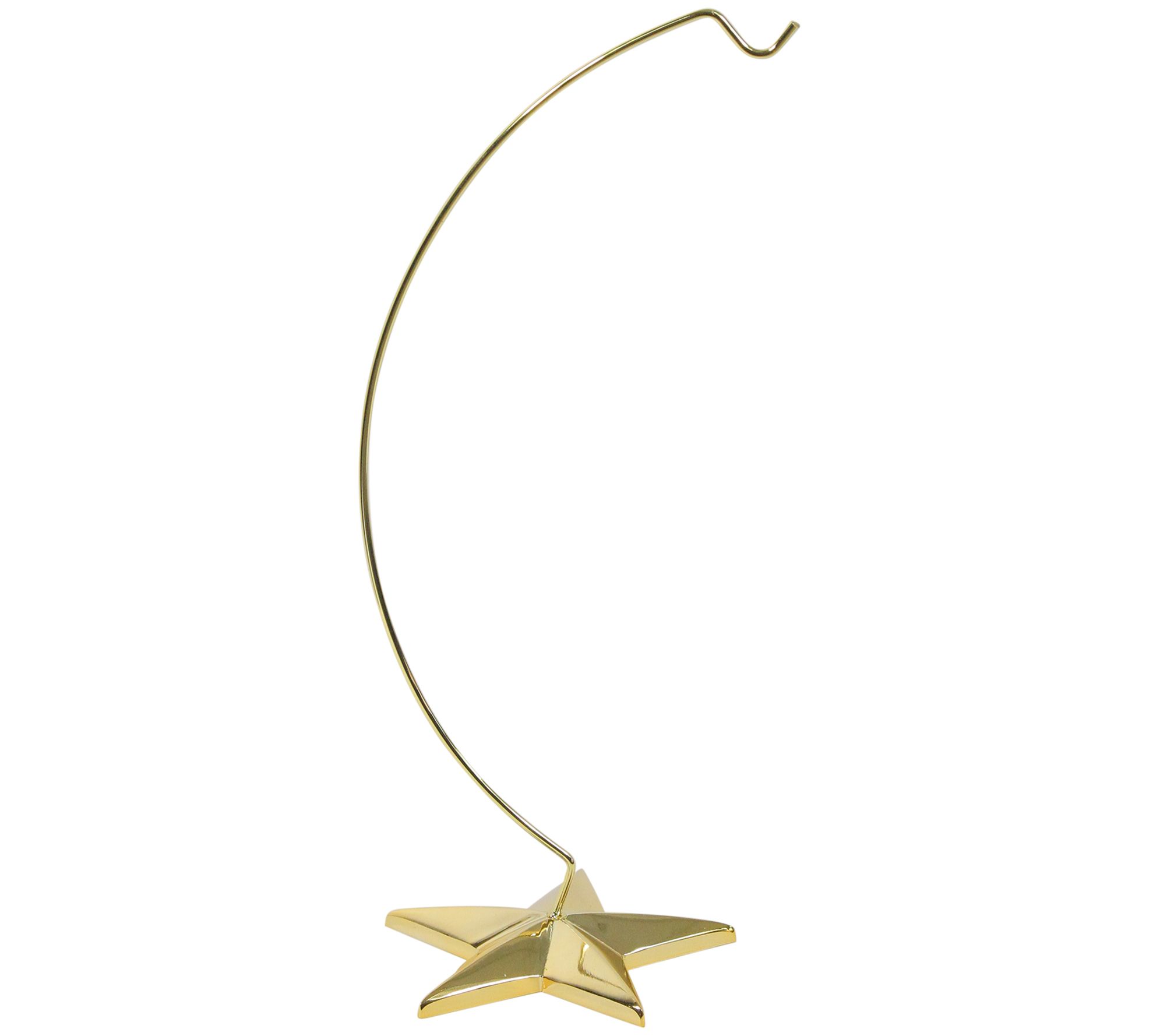 Northlight 13.25" Gold Star Base Ornament Holder