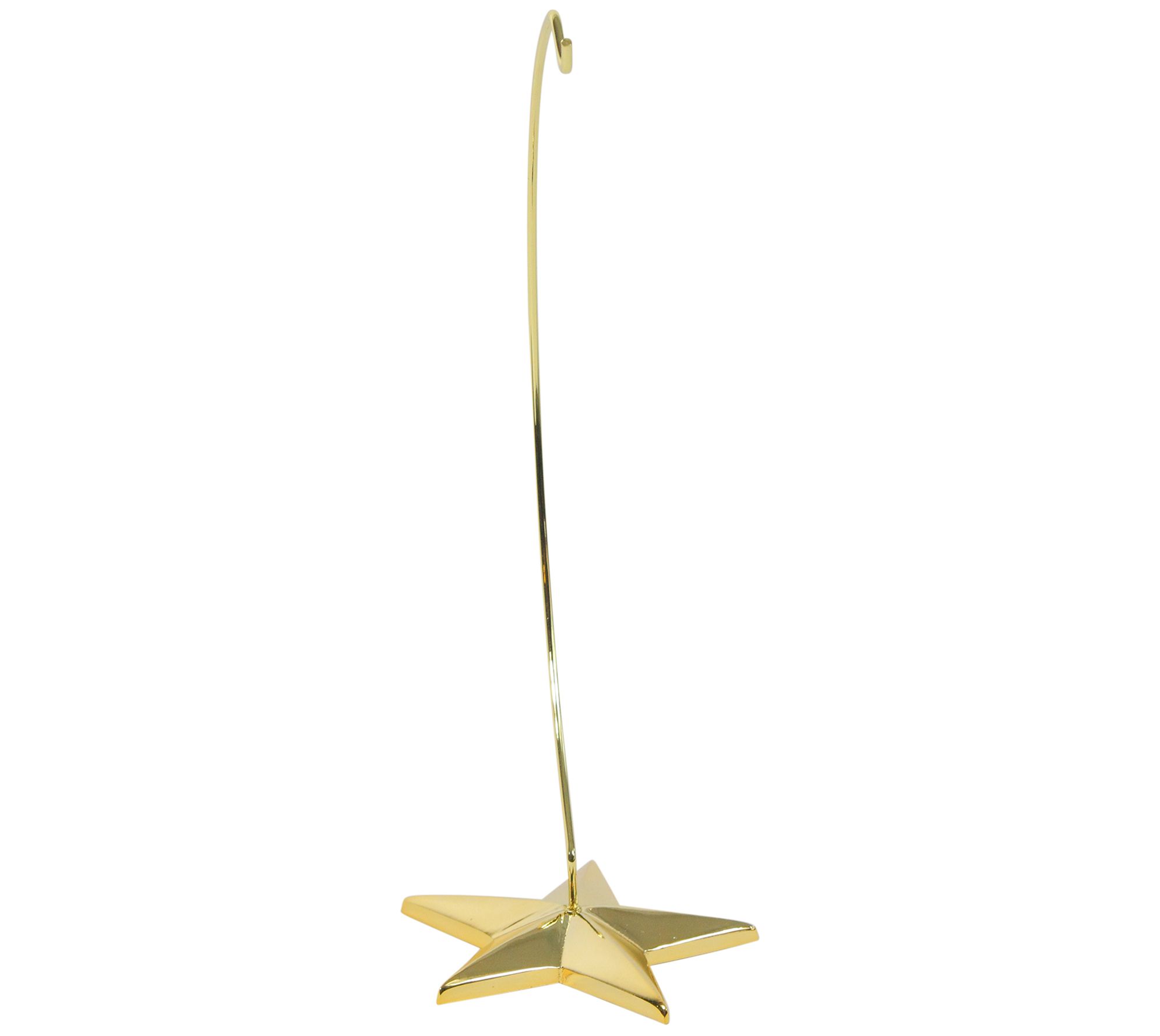 Northlight 13.25" Gold Star Base Ornament Holder