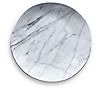 TarHong Melamine Carrara Set of 6 Marble-Look Dinner Plates