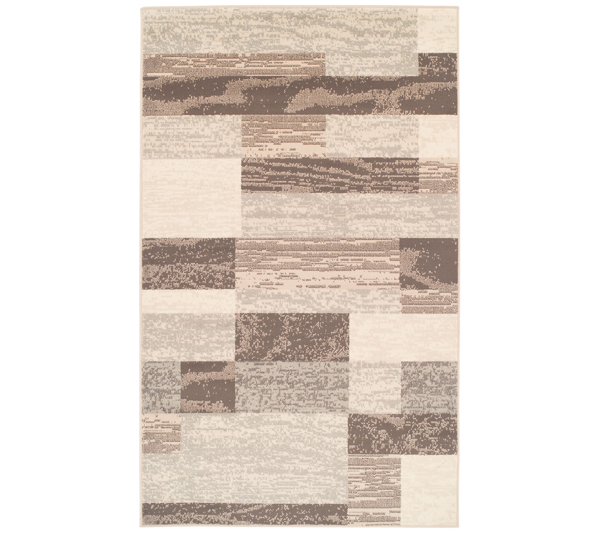 Superior Geometric Patchwork Contemporary Areaug, 6x9