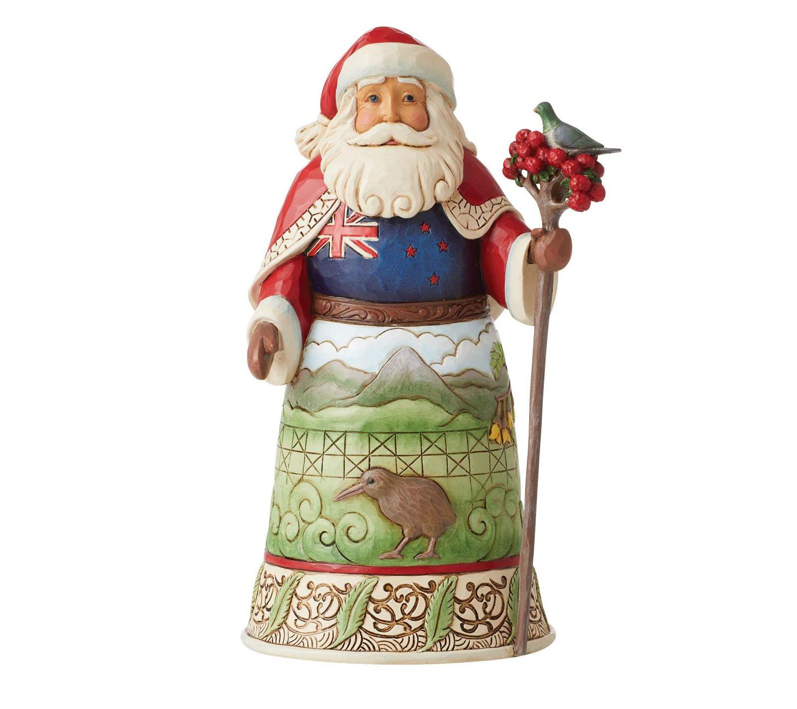 Jim Shore New Zealand Santa Figurine - QVC.com