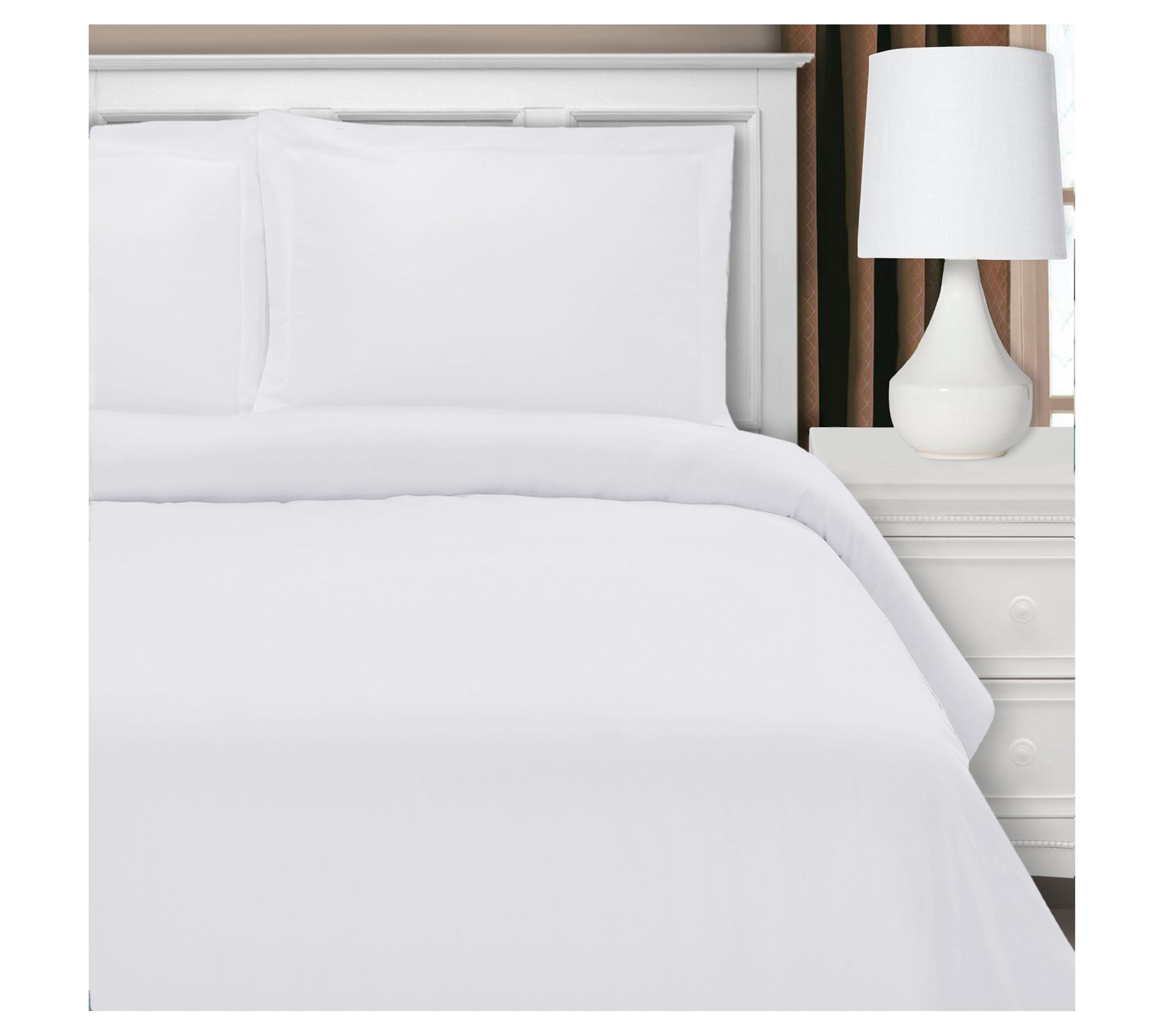 Superior 1200TC Cotton Blend Duvet Cover Set, Full/Queen