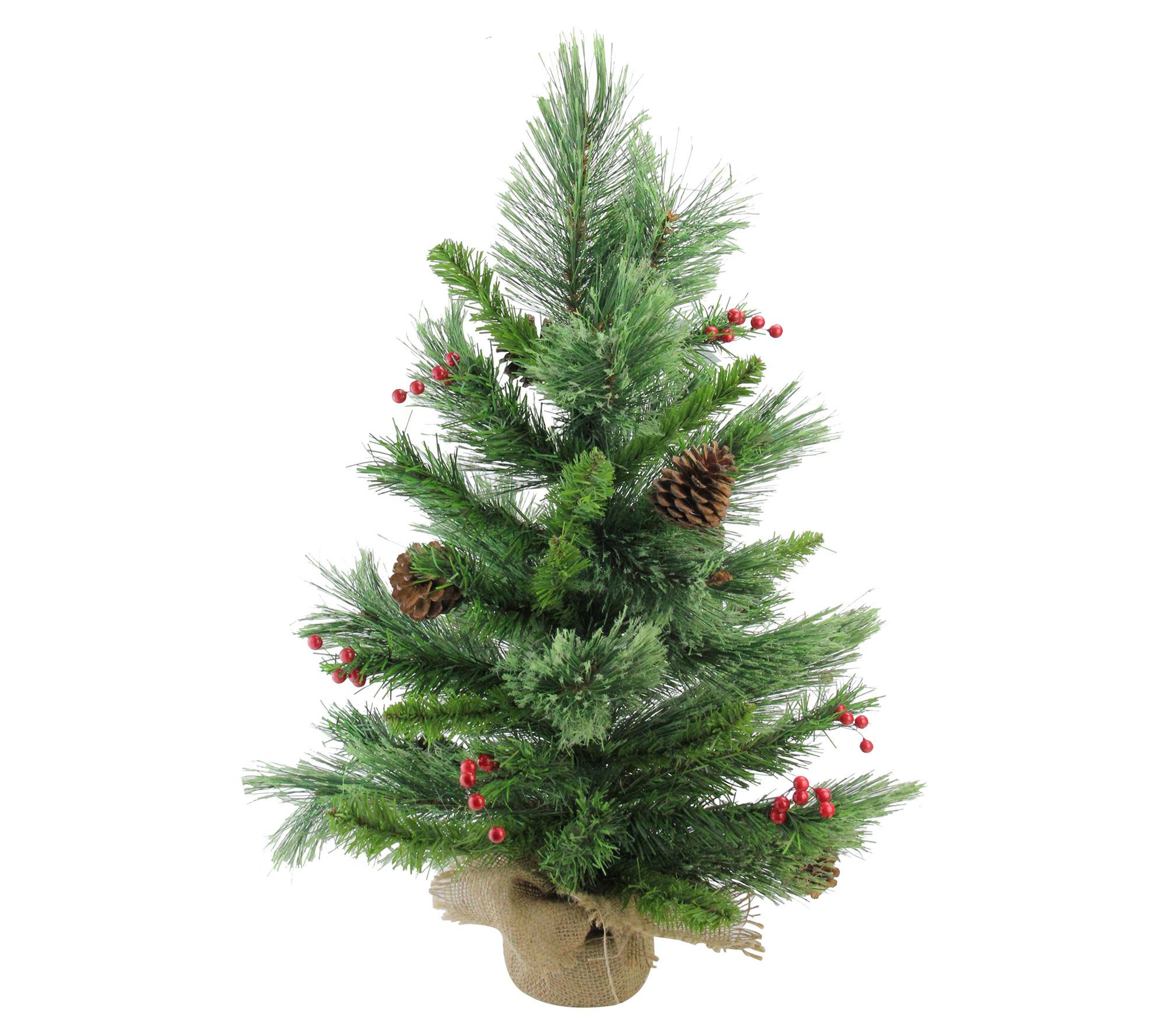 Northlight 24" Cashmere Berry Pine Artificial C hristmas Tree
