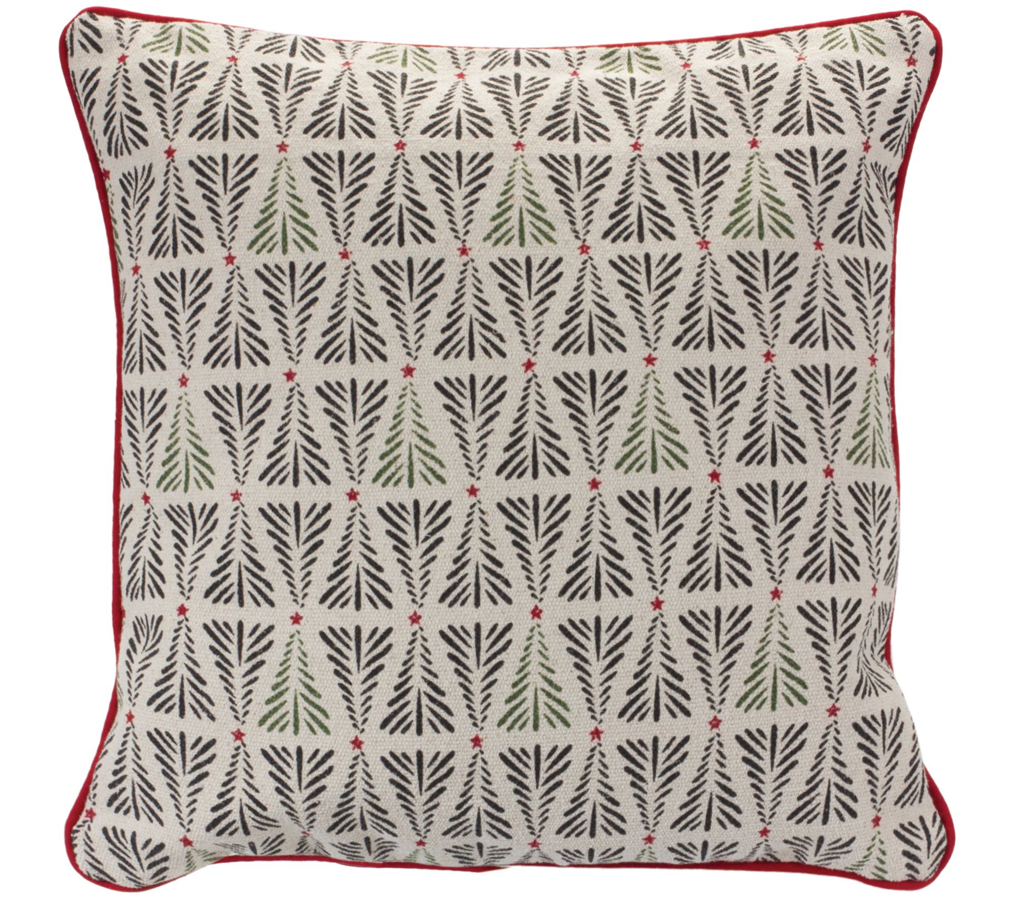 18x18 Metallic Embroidered Diamond Square Throw Pillow White