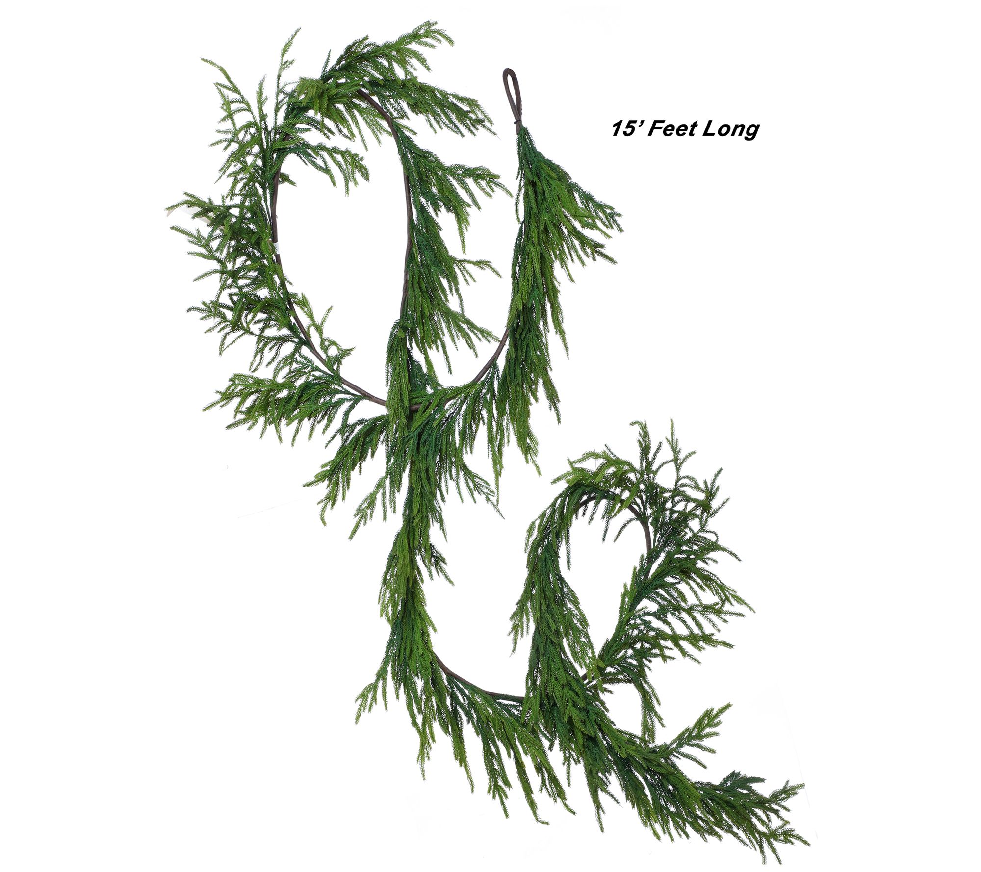 Valerie Parr Hill 180" Real Touch Norfolk PineGarland