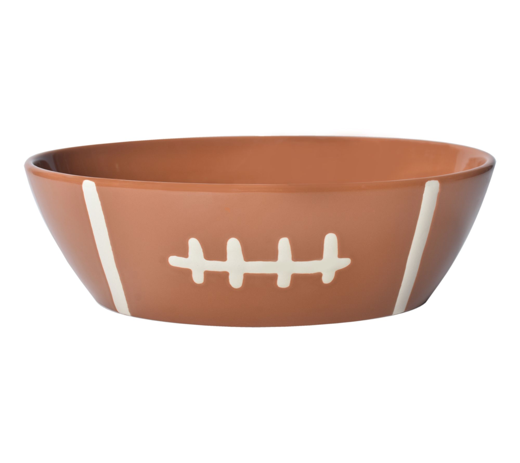 Temp-tations Football 3-Quart Serving Bowl