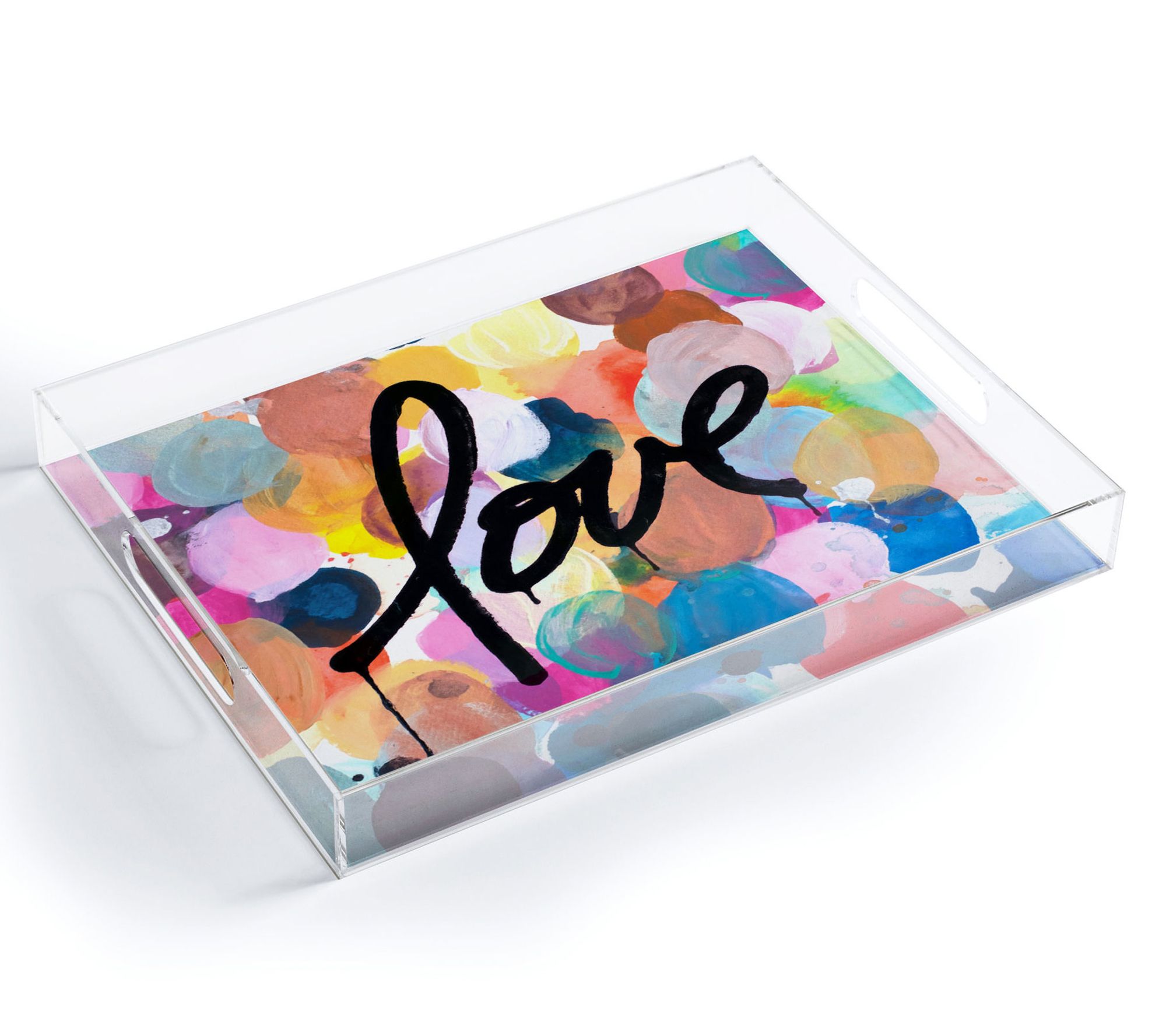 Deny Designs Acrylic Tray-I Love Color by Kent Younstorm