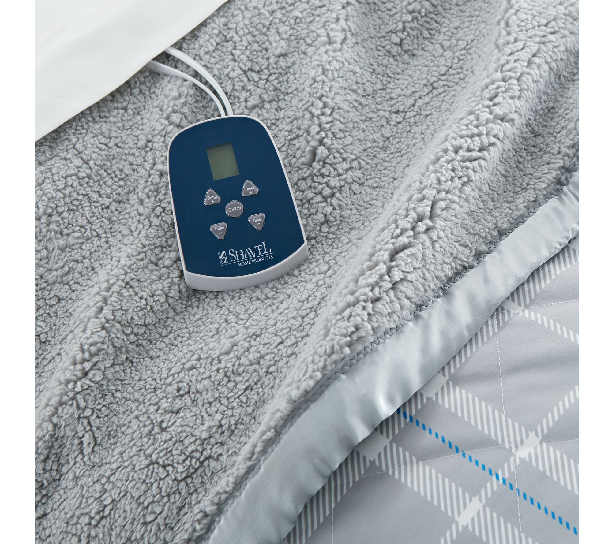 Shavel Micro Flannel Reverse to Sherpa Electric Blanket Full
