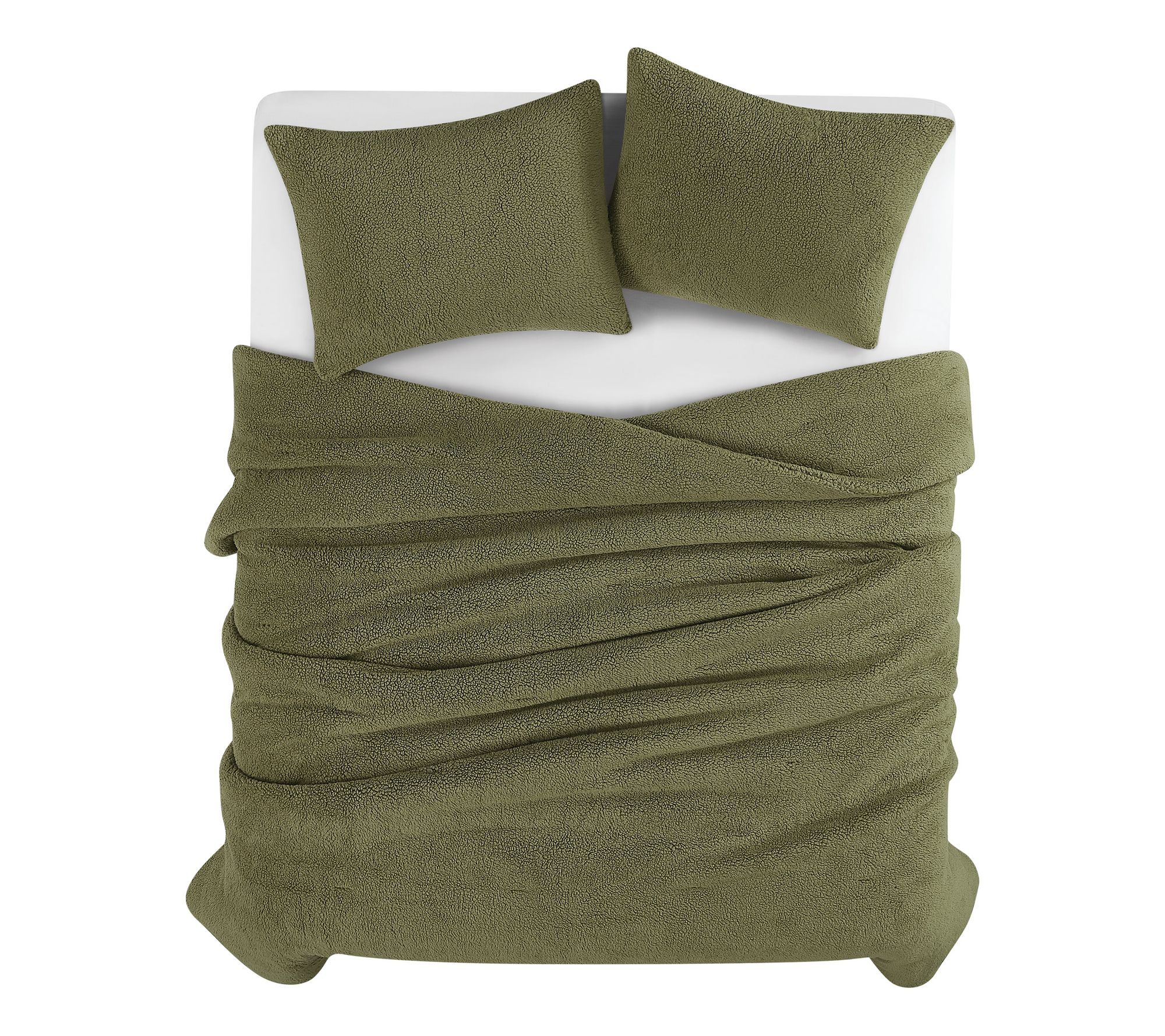 Brooklyn Loom Oversized Marshmallow Sherpa KingComforter Set