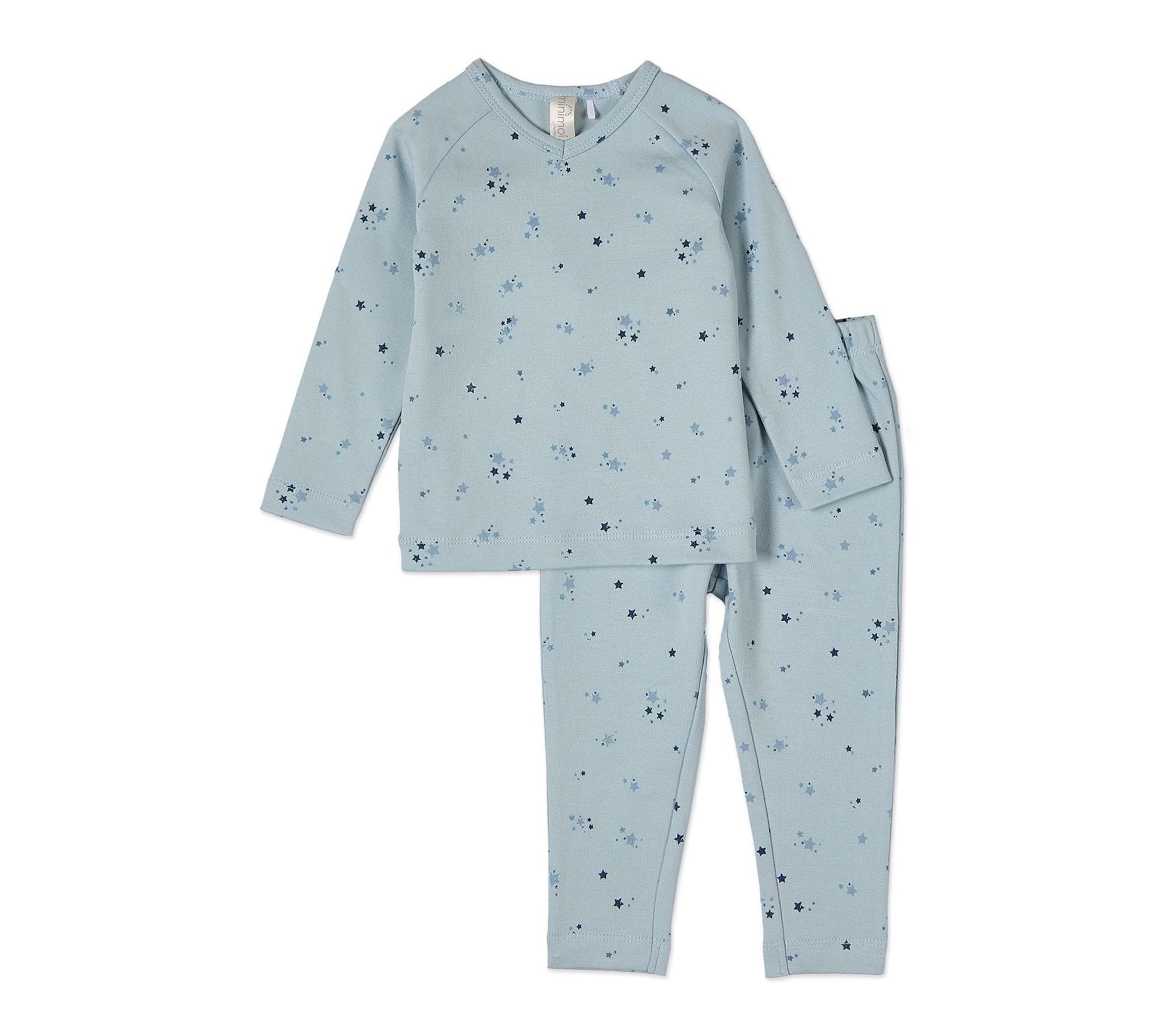 MiniMoi Boys My Brightest Star 100% Cotton V-Neck Pajama set