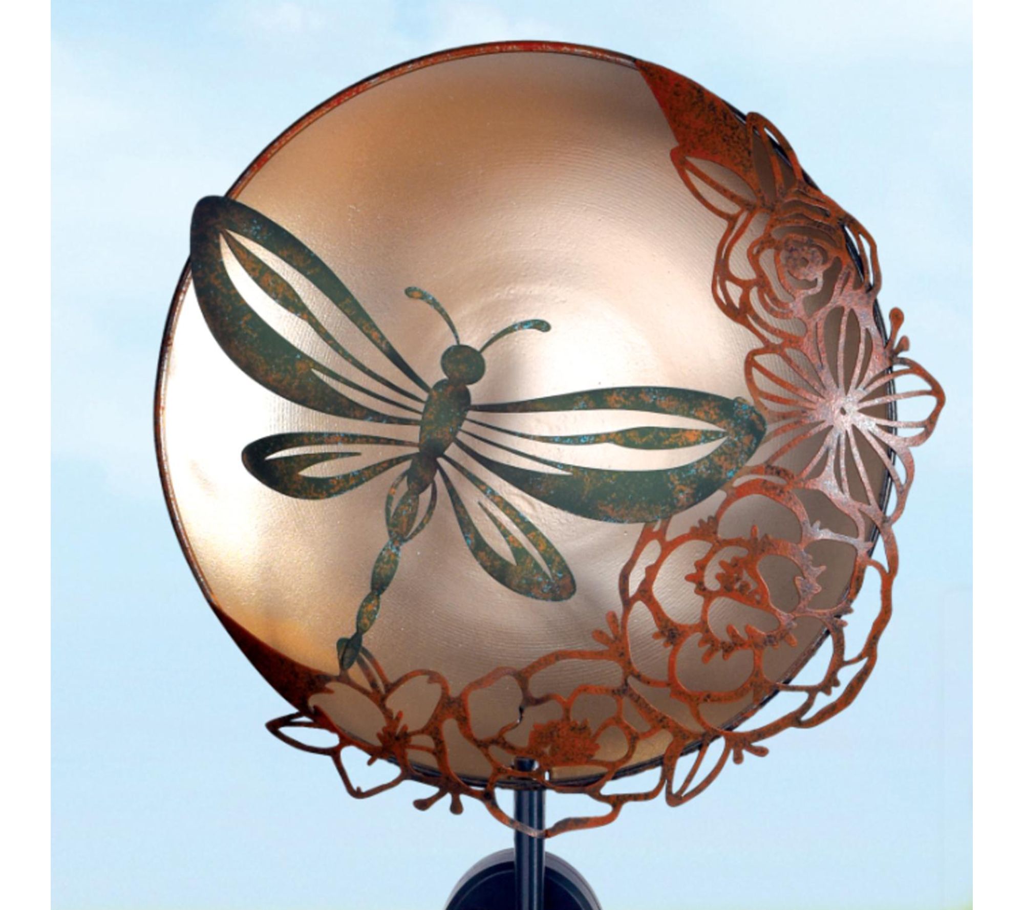 Sunset Vista Designs Solar Flower and Moon Garden Stake