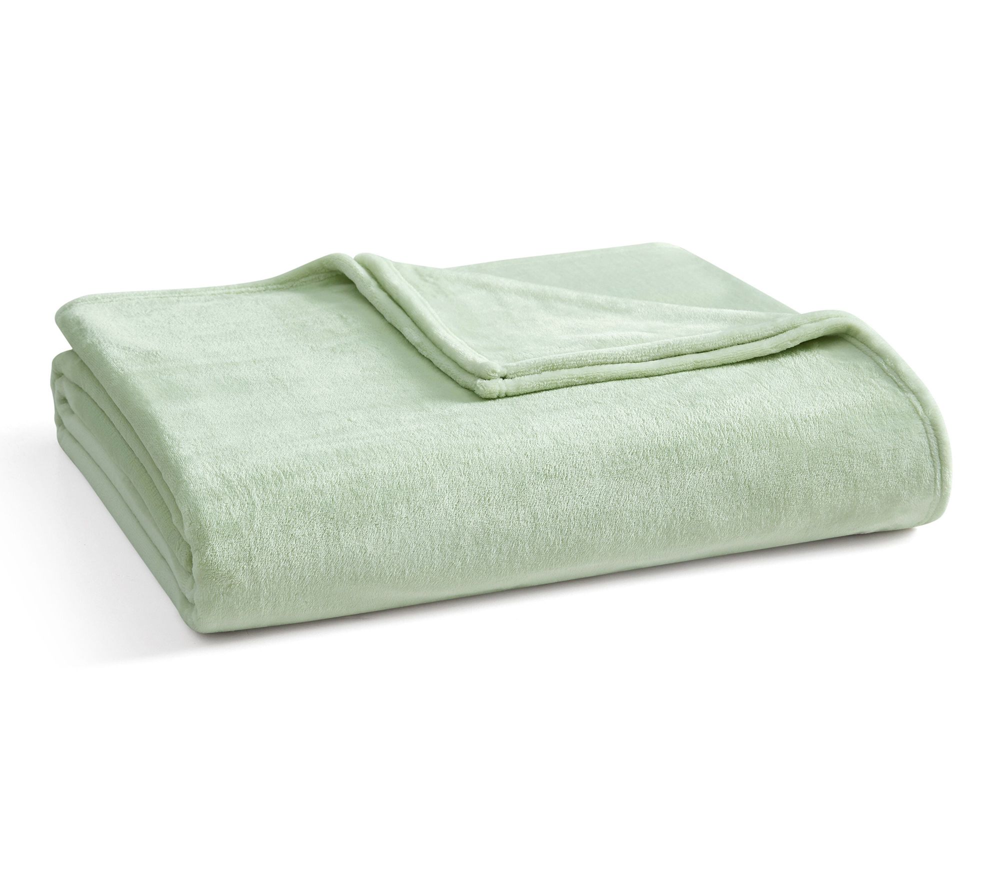 Martha Stewart Bedford Green Plush Queen Blanket