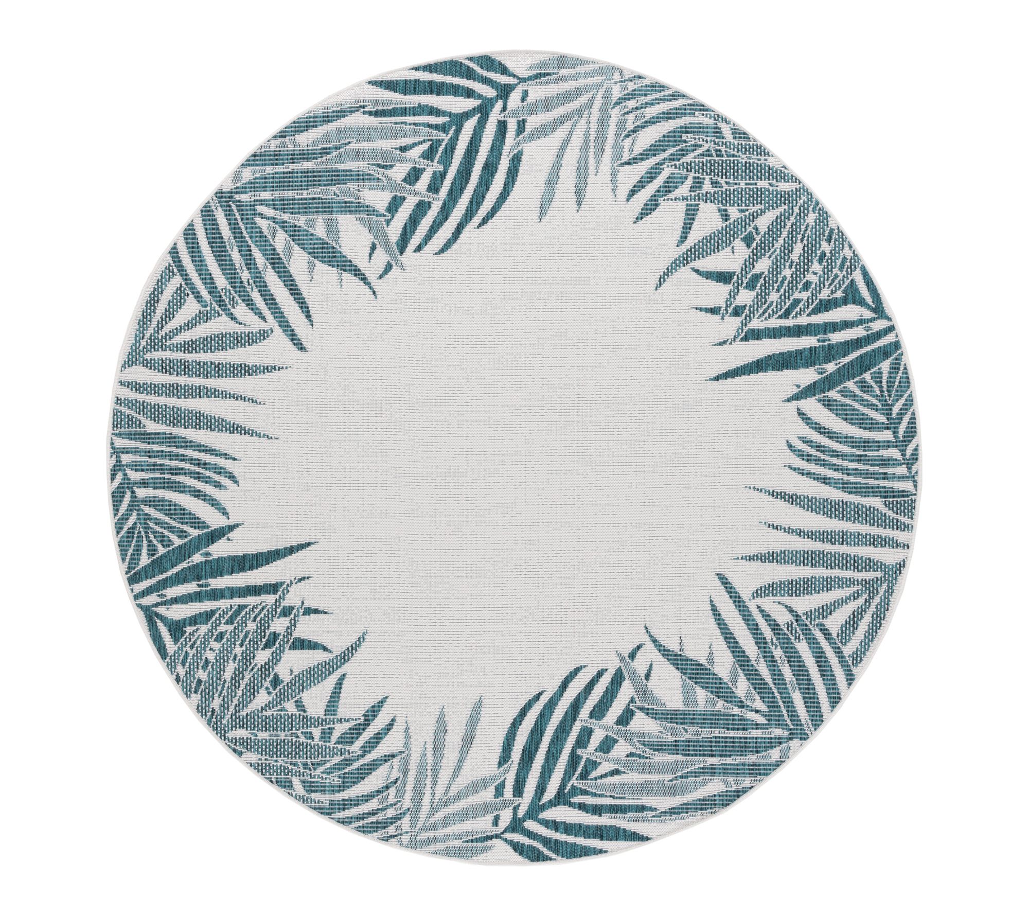 Beach House Santorini 6'-7"x6'-7" Outdoor Rug by Valerie