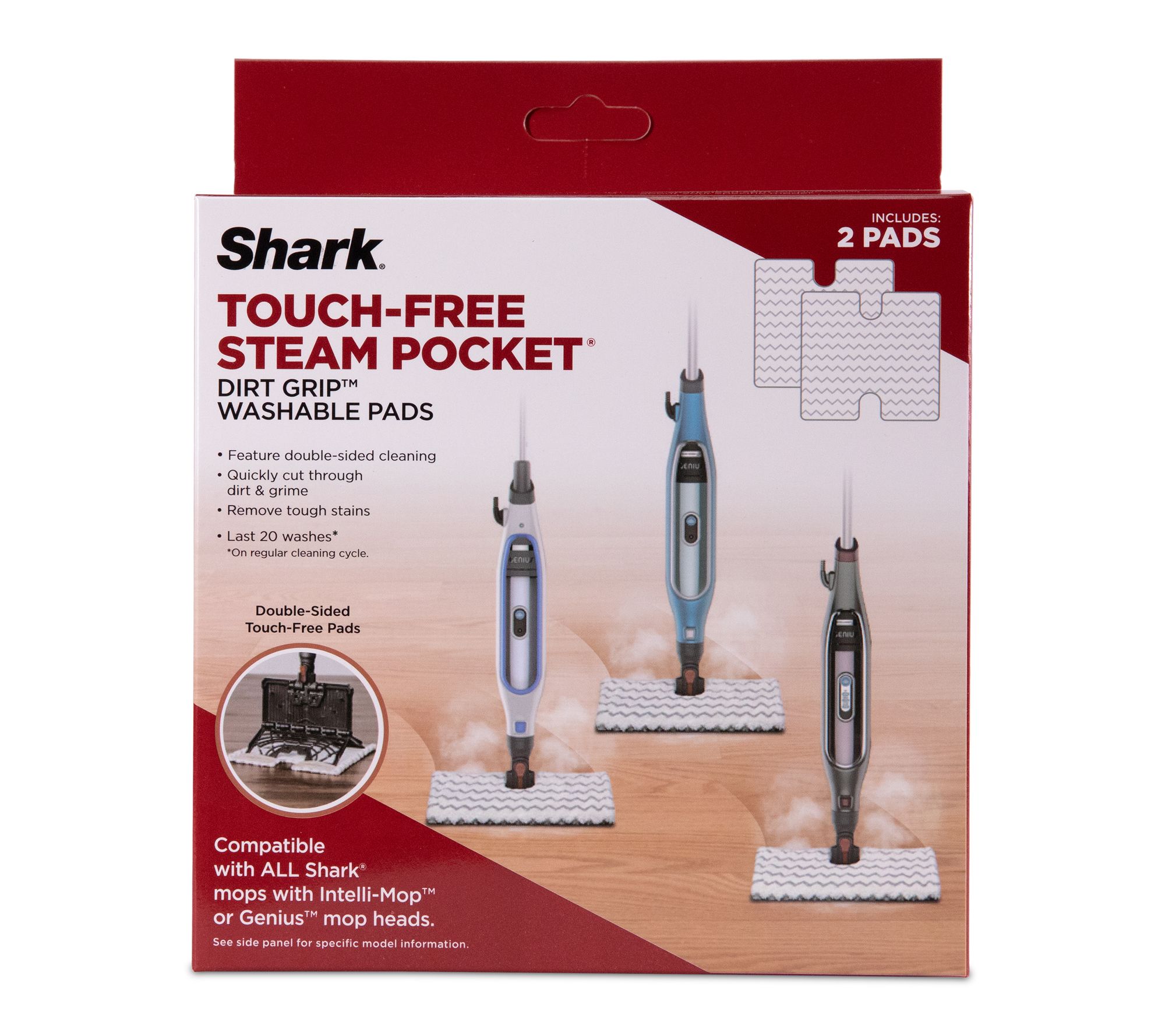 Shark Replacement Pad for Click n Release SteamMop - 1 each