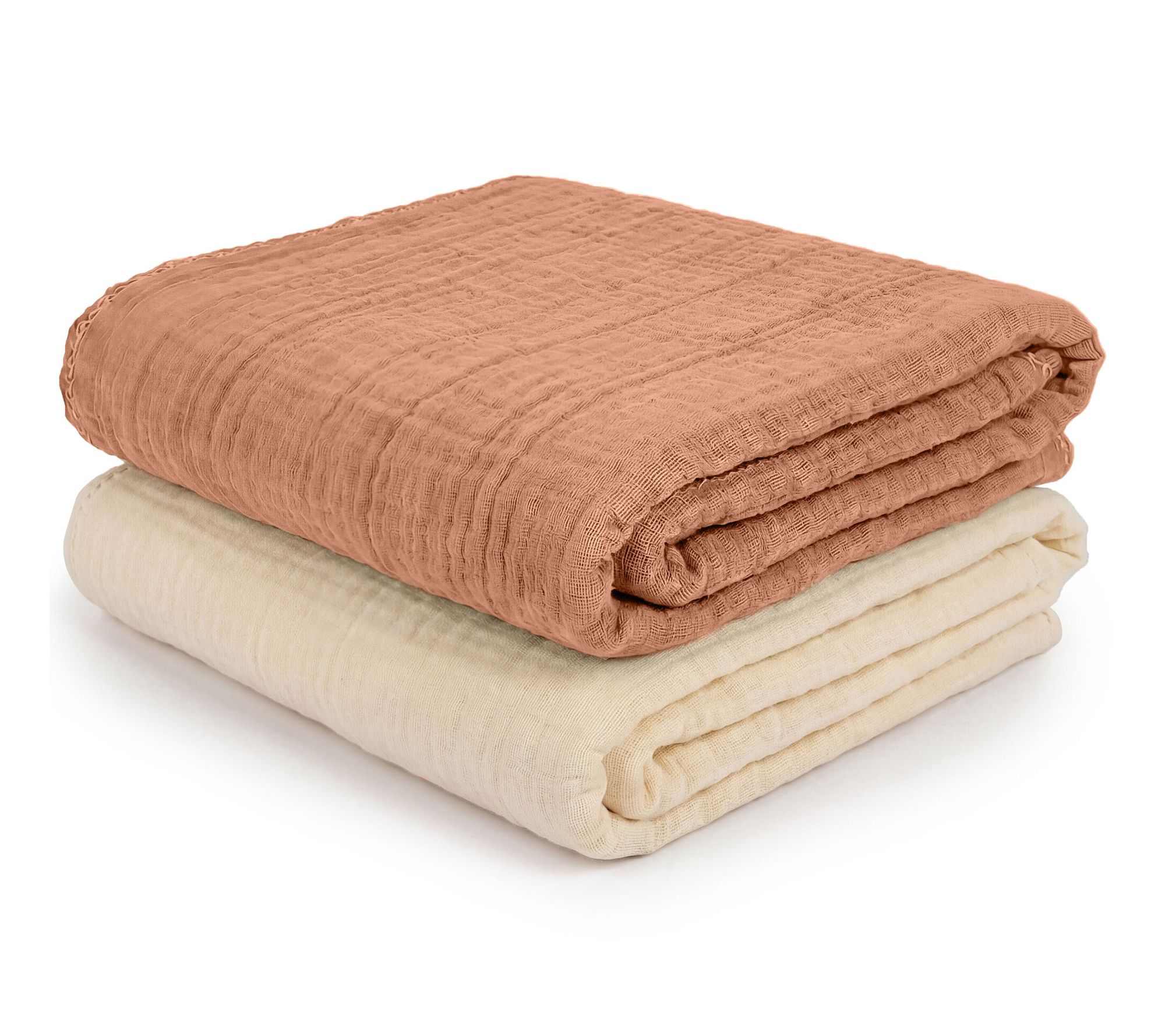 Mere & Moi 2 Pack Muslin Baby Blanket