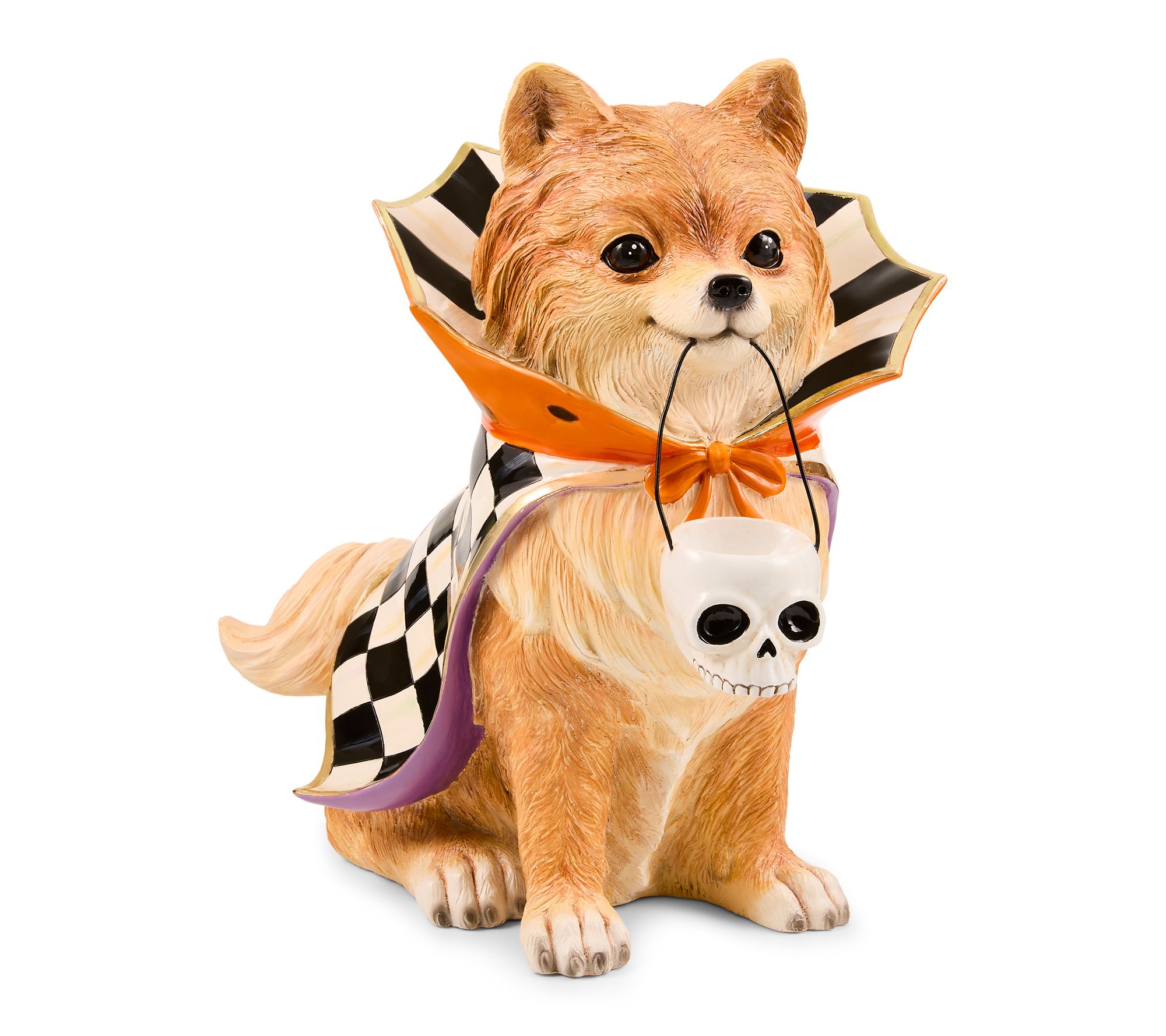  MacKenzie -Childs Trick or Treat Dog Figurine