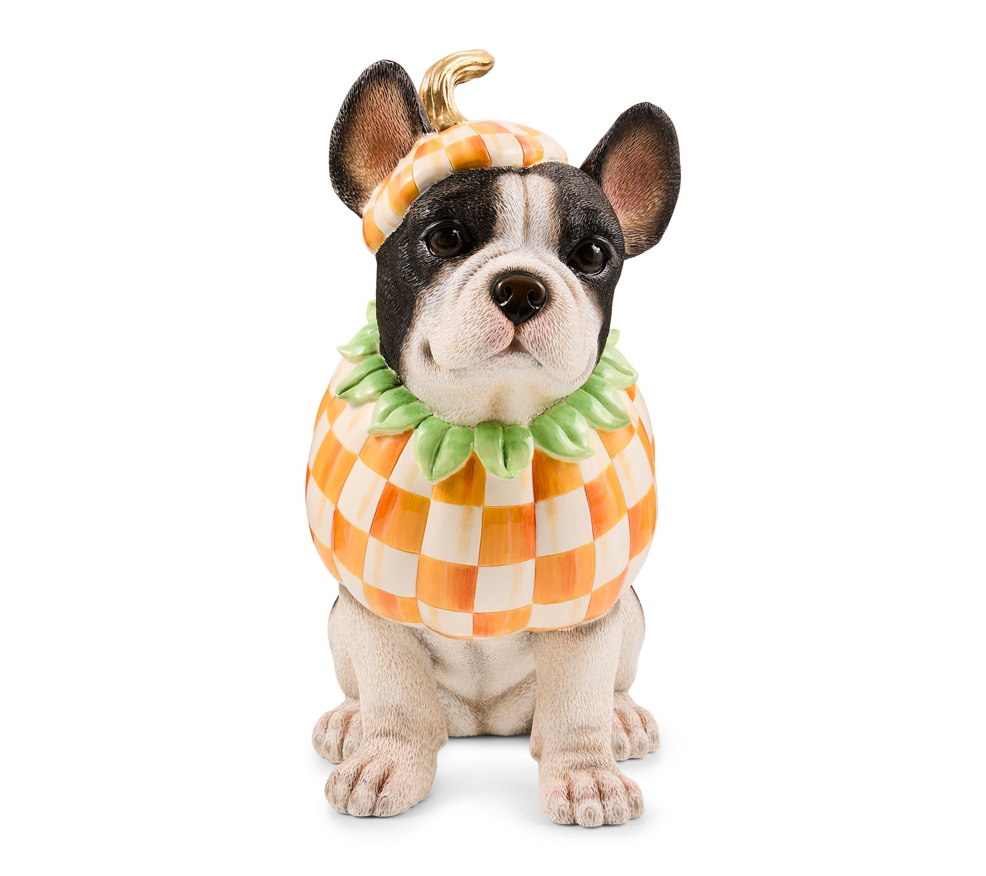 MacKenzie -Childs Trick or Treat Dog Figurine