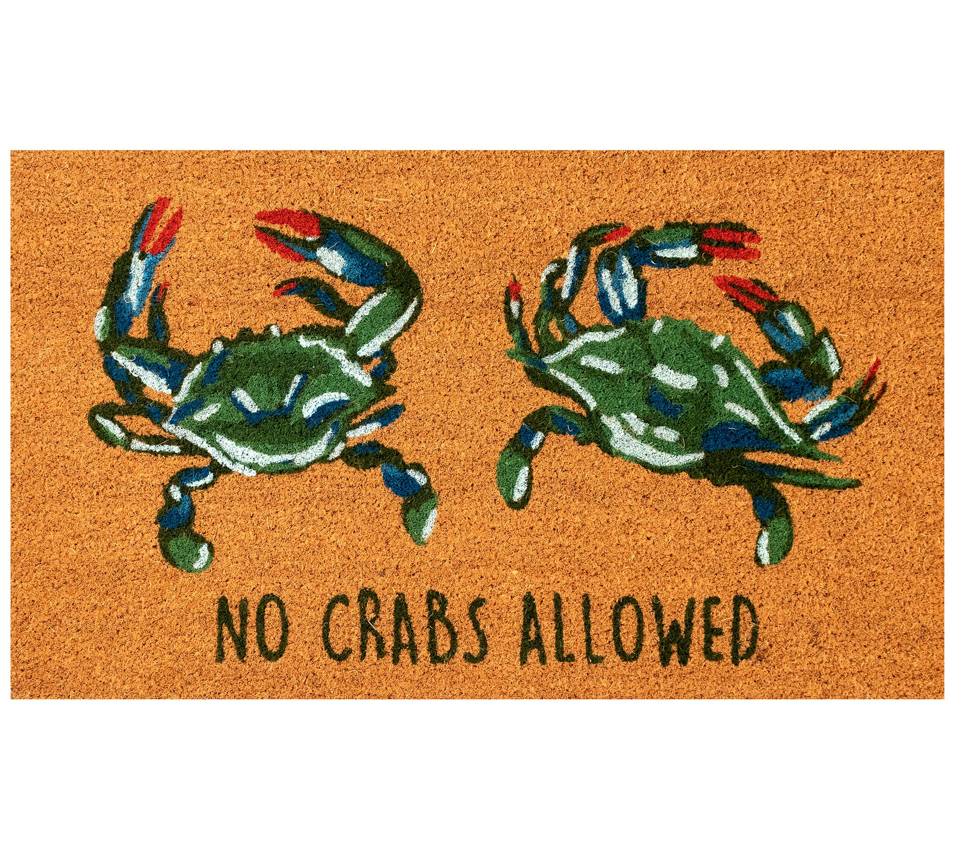 Liora Manne Natura No Crabs Allowed Mat Natural18" x 30"