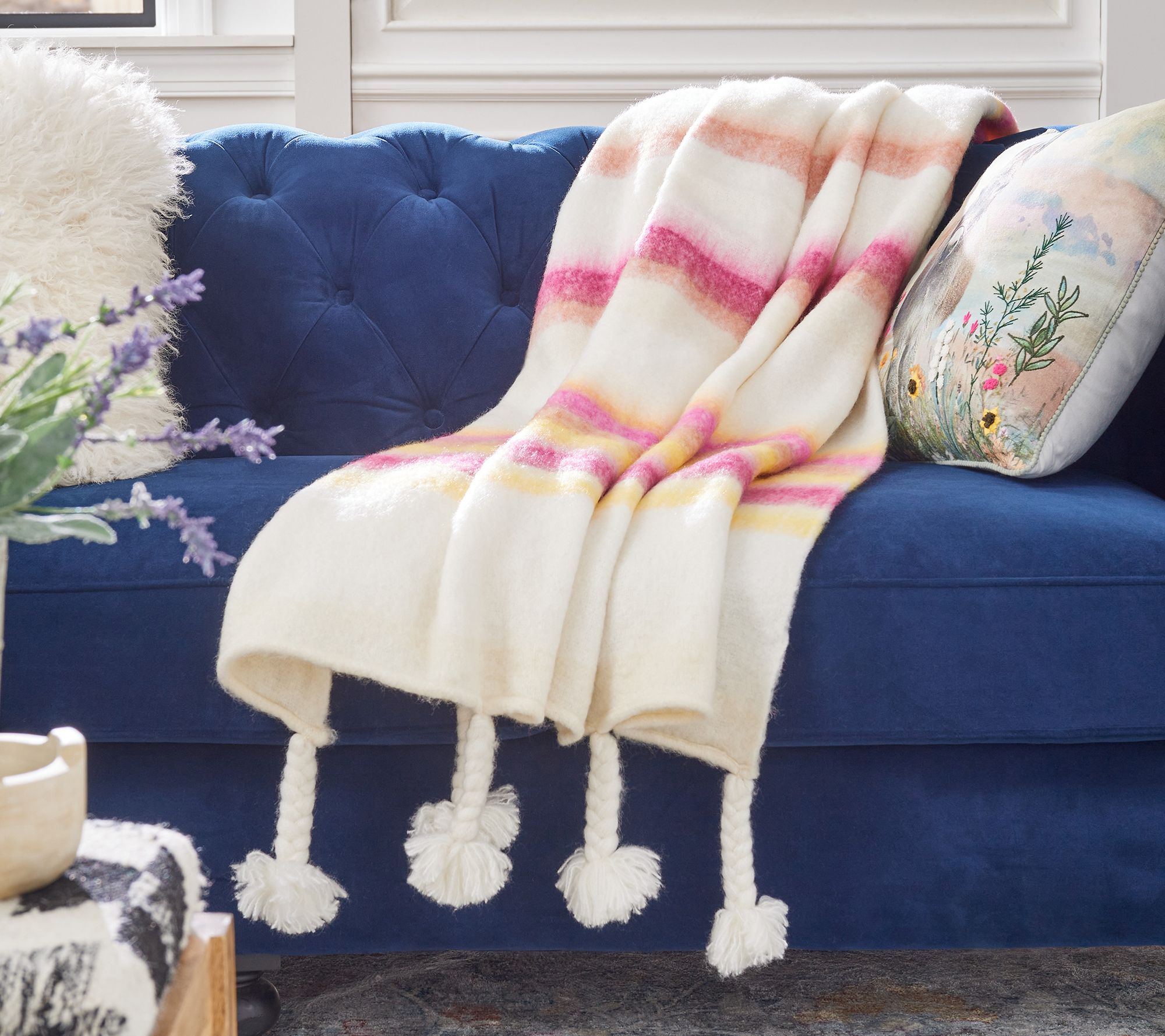 Faux discount mohair throw