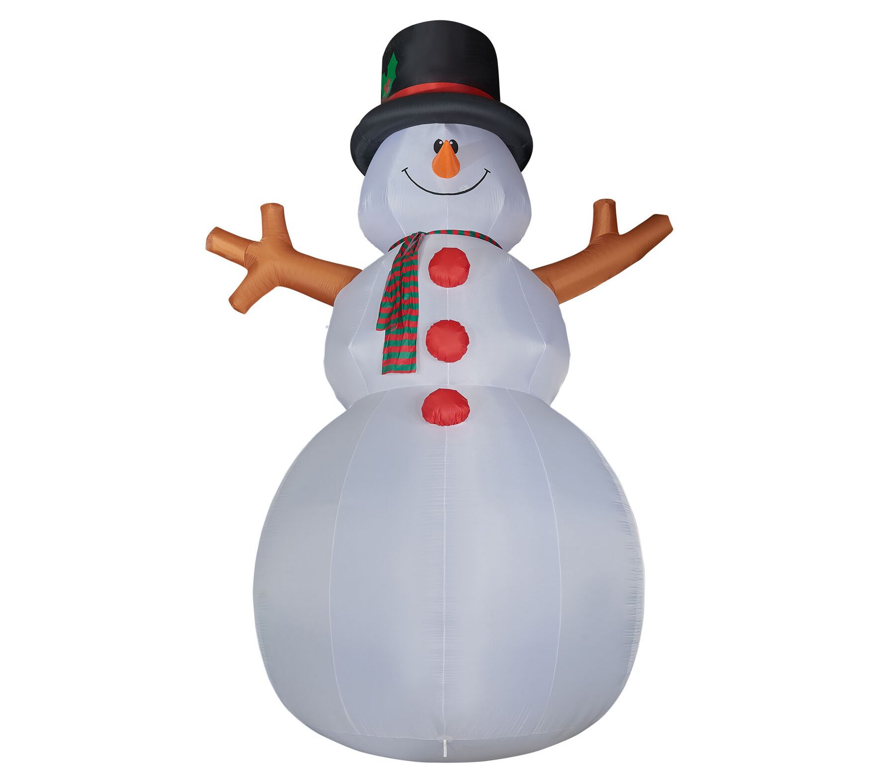 Fraser Hill Far m 20-Ft. Tall J olly Snowman, O utdoor Blow-Up