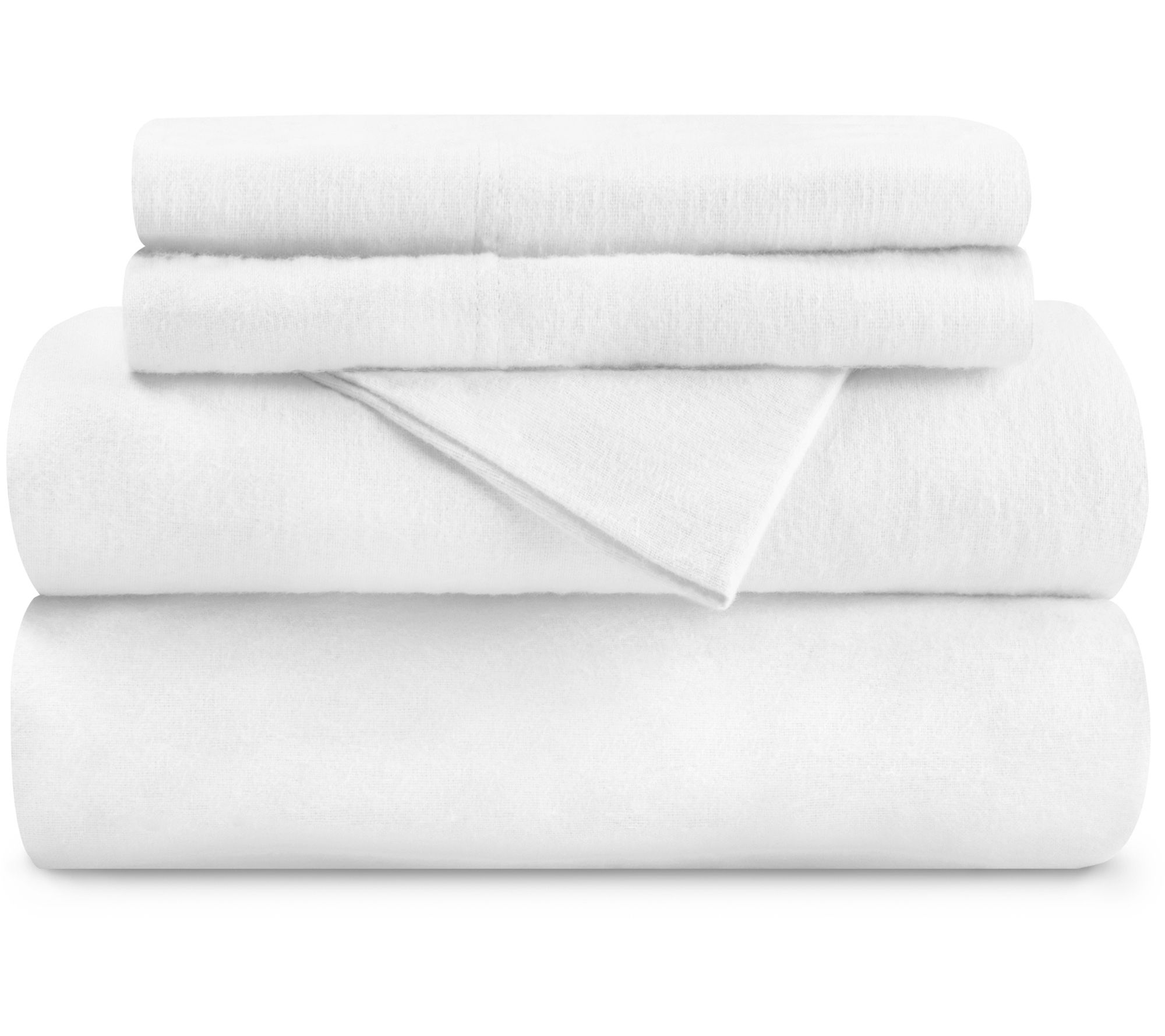 Superior Cotton Solid Flannel Deep Pocket SheetSet, Twin XL