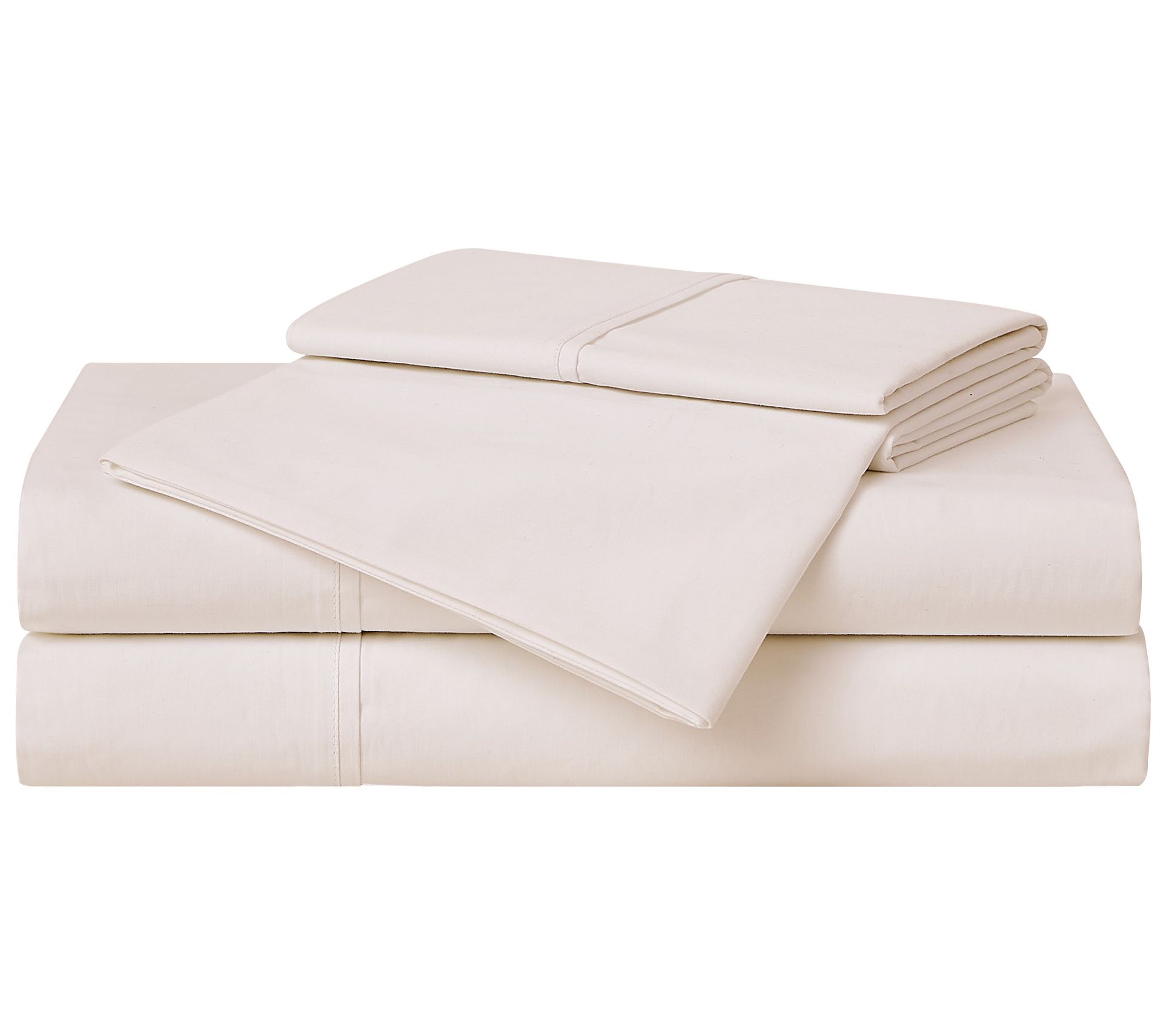 Cannon Solid Percale 3-Piece Twin Sheet Set - QVC.com