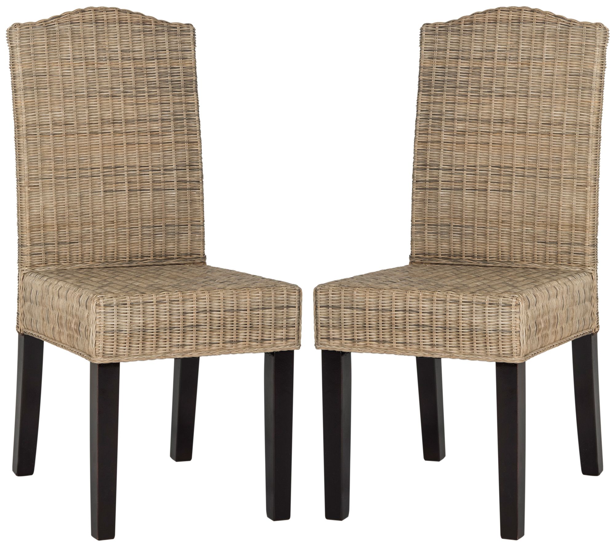 Safavieh Odette Wicker Dining Chair (Set of 2)