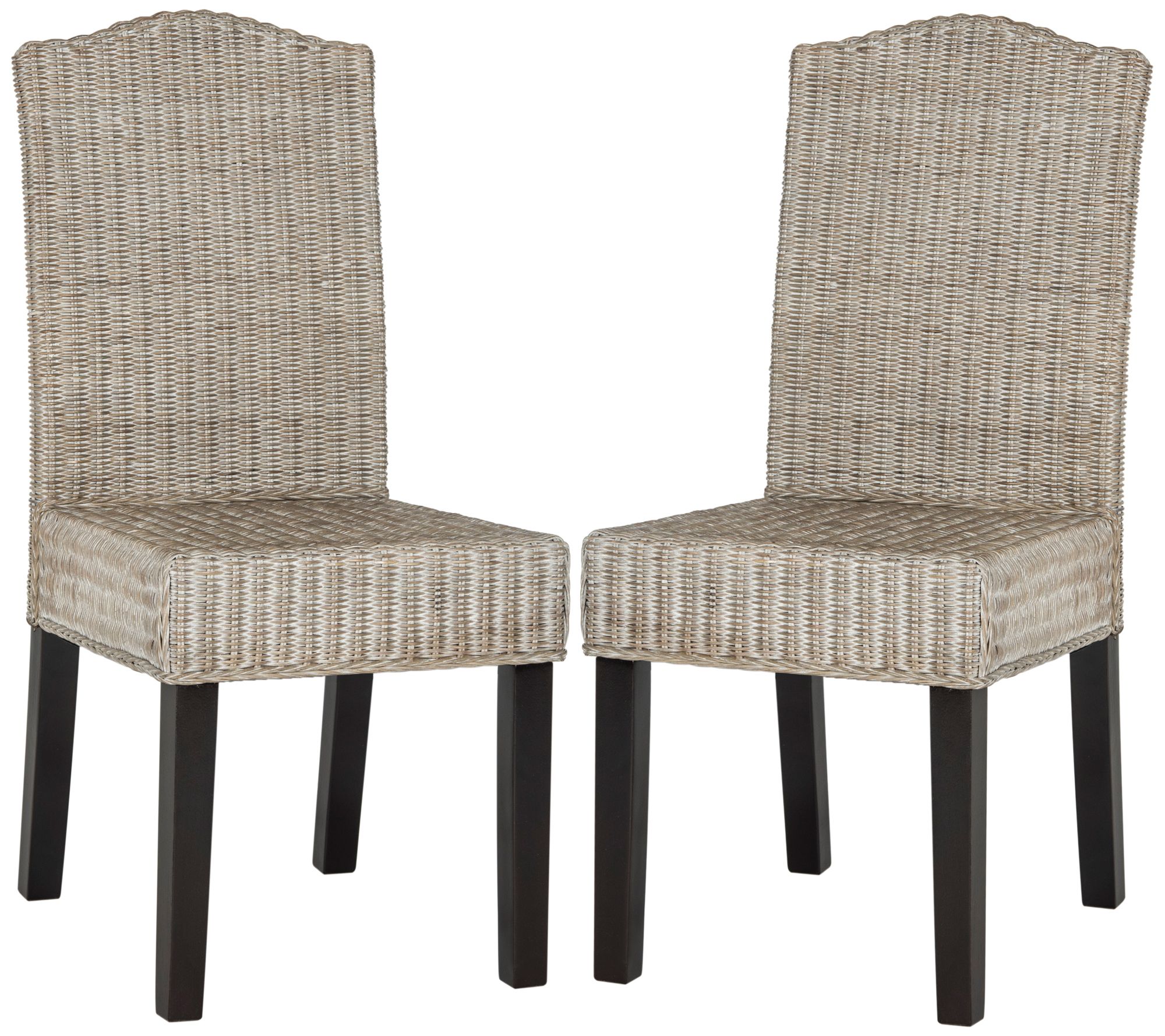 Safavieh Odette Wicker Dining Chair (Set of 2)