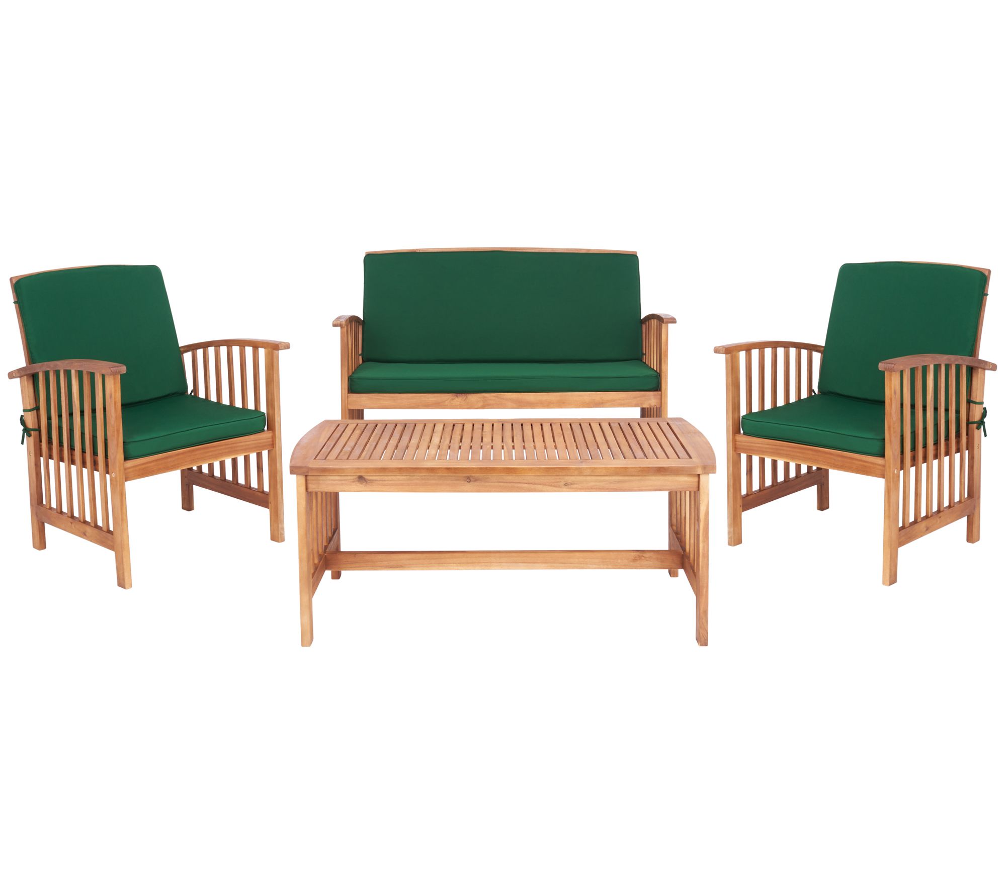Rocklin 4 Piece Outdoor Conversation Set by Safavieh