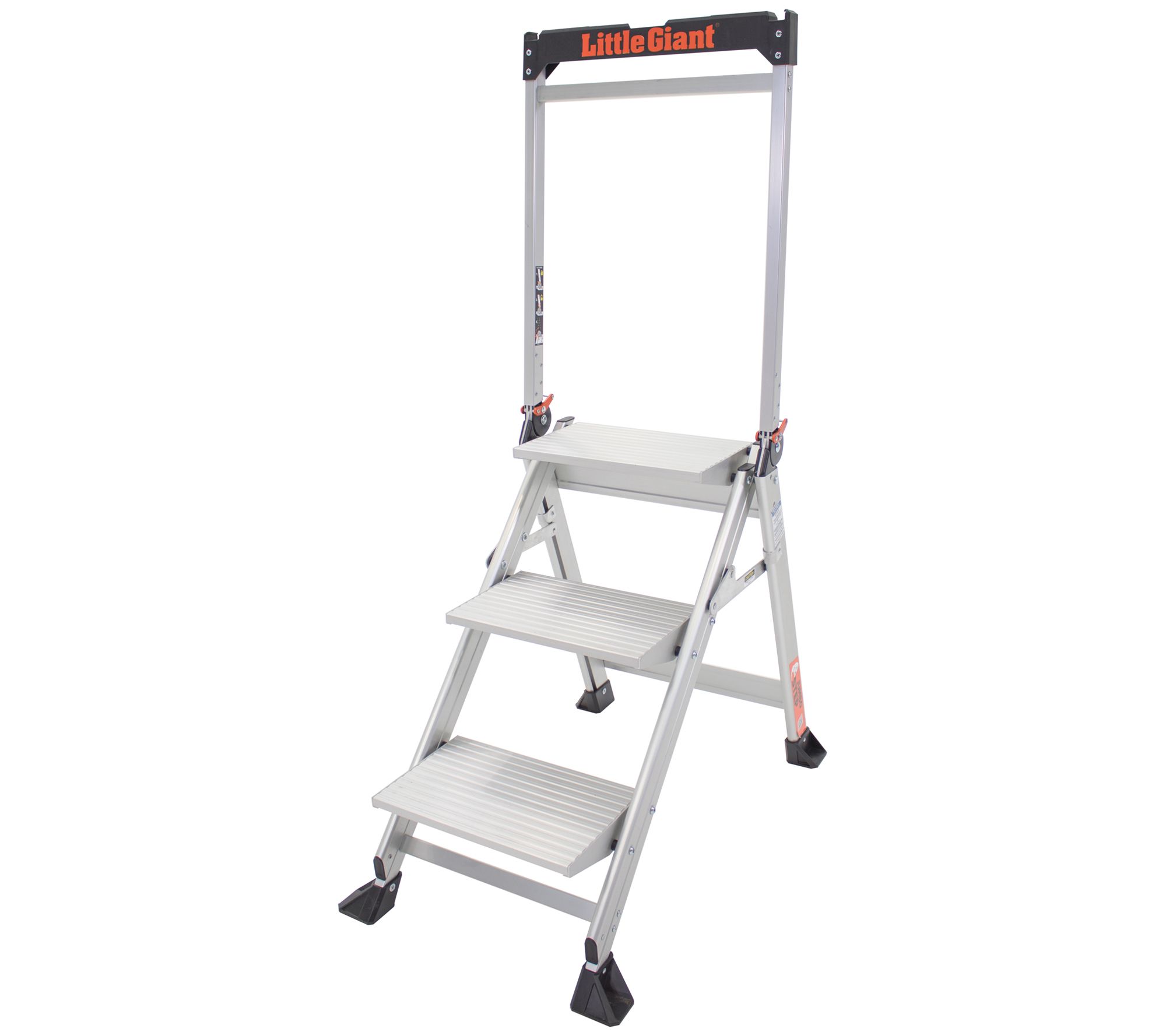 Little Giant Lightweight 3 Step Jumbo AluminumStep Ladder