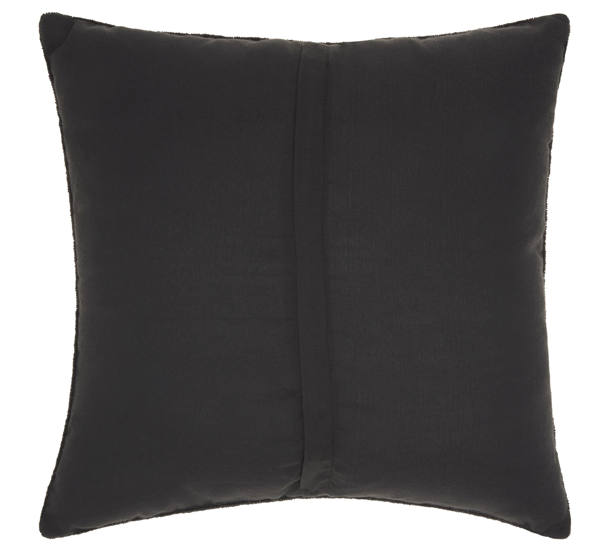 Michael Amini Beaded Stripes 18" x 18" Throw Pillow