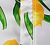 Design Imports Lemon Bliss Print Zipper Tablecloth 60" Round, 3 of 4