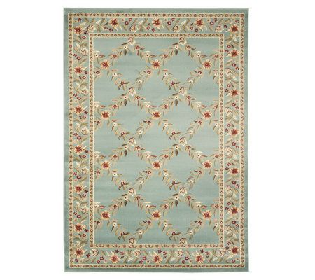 Lyndhurst Open Floral Power Loomed 4' x 6' Rug