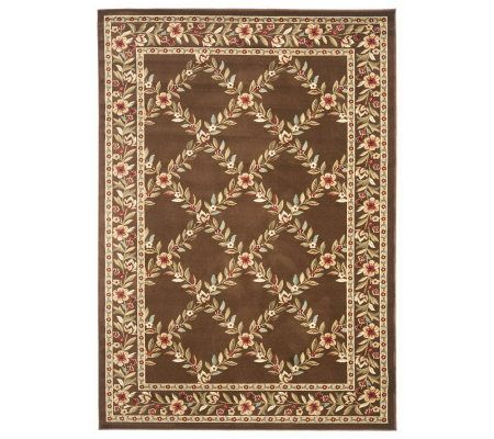 Lyndhurst Open Floral Power Loomed 4' x 6' Rug