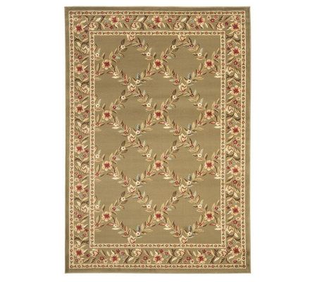 Lyndhurst Open Floral Power Loomed 4' x 6' Rug