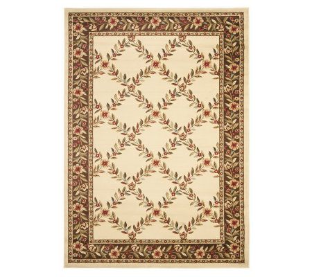 Lyndhurst Open Floral Power Loomed 4' x 6' Rug
