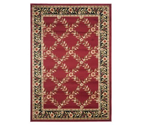 Lyndhurst Open Floral Power Loomed 4' x 6' Rug