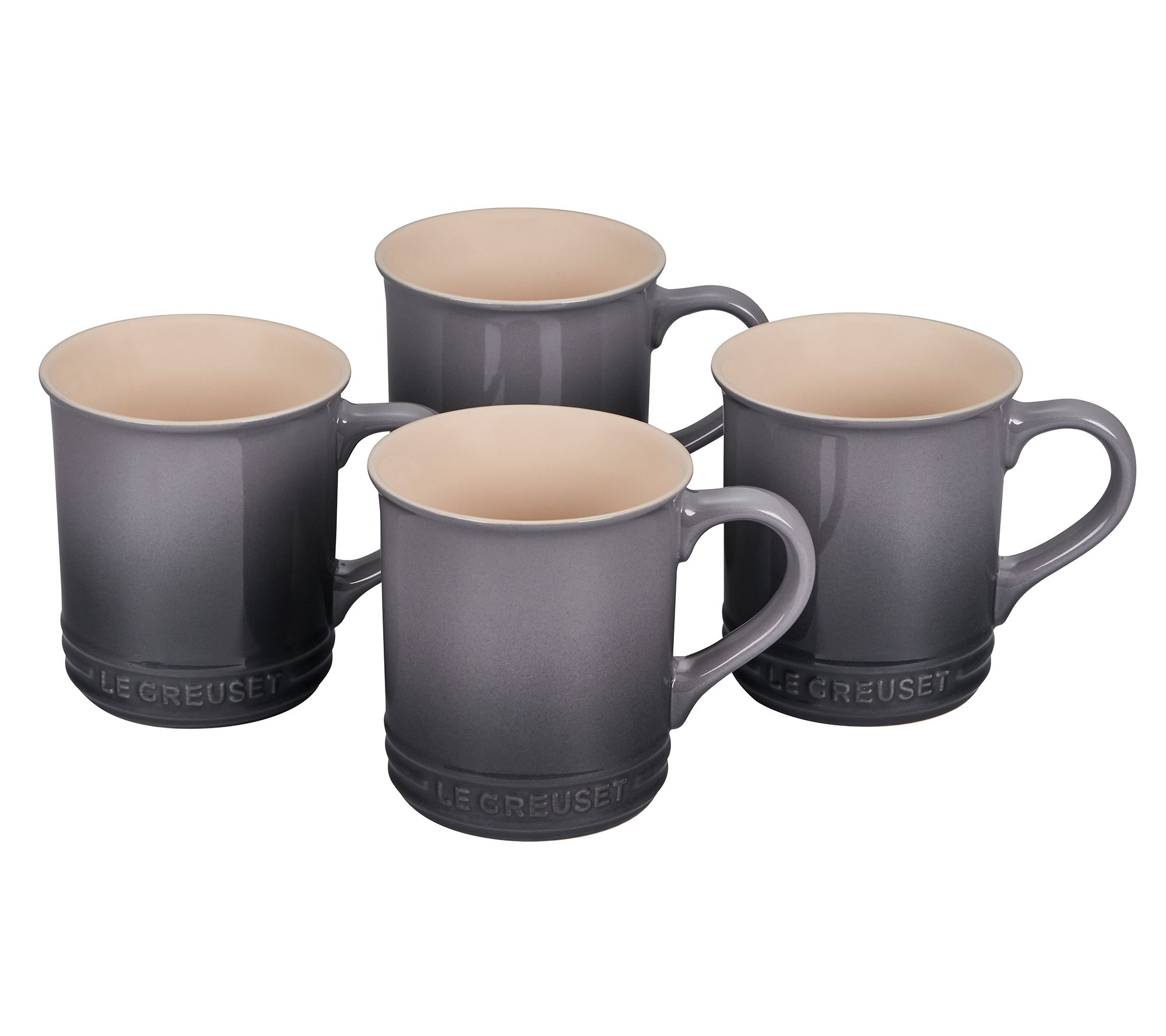 Le Creuset Set of (4) 14 oz Mugs