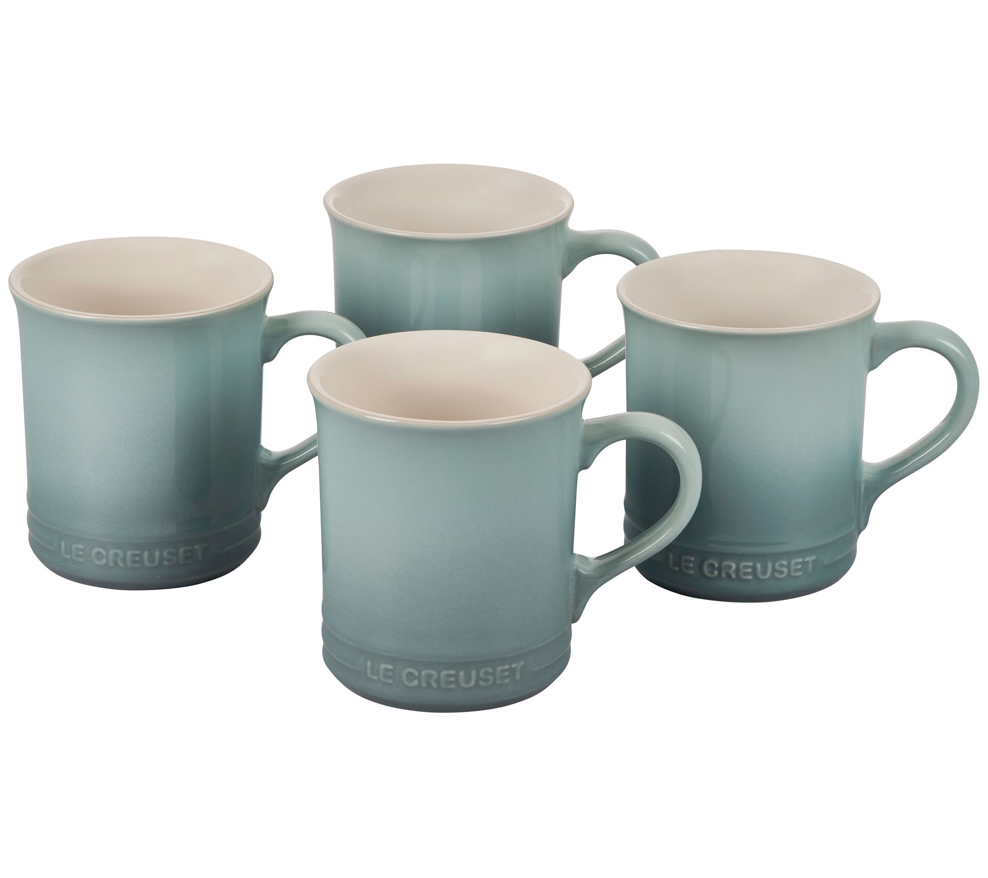Le Creuset Set of (4) 14 oz Mugs