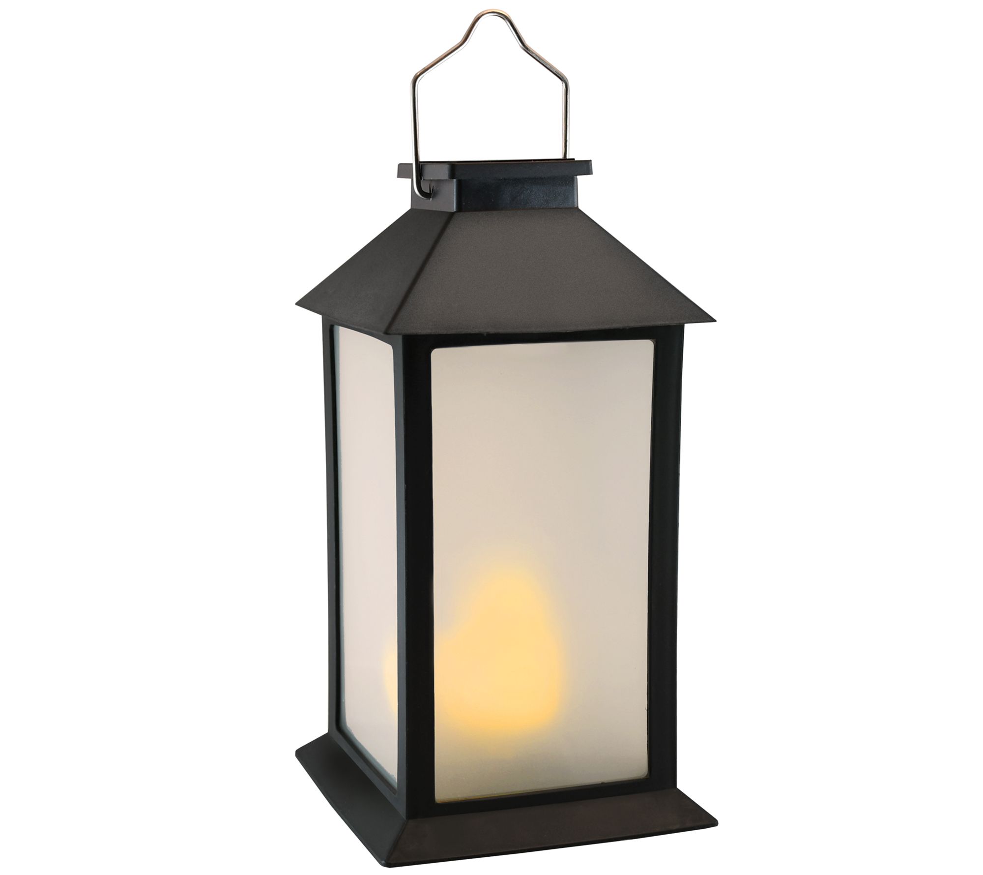 LumaBase Solar Powered Flame Effect  Lantern